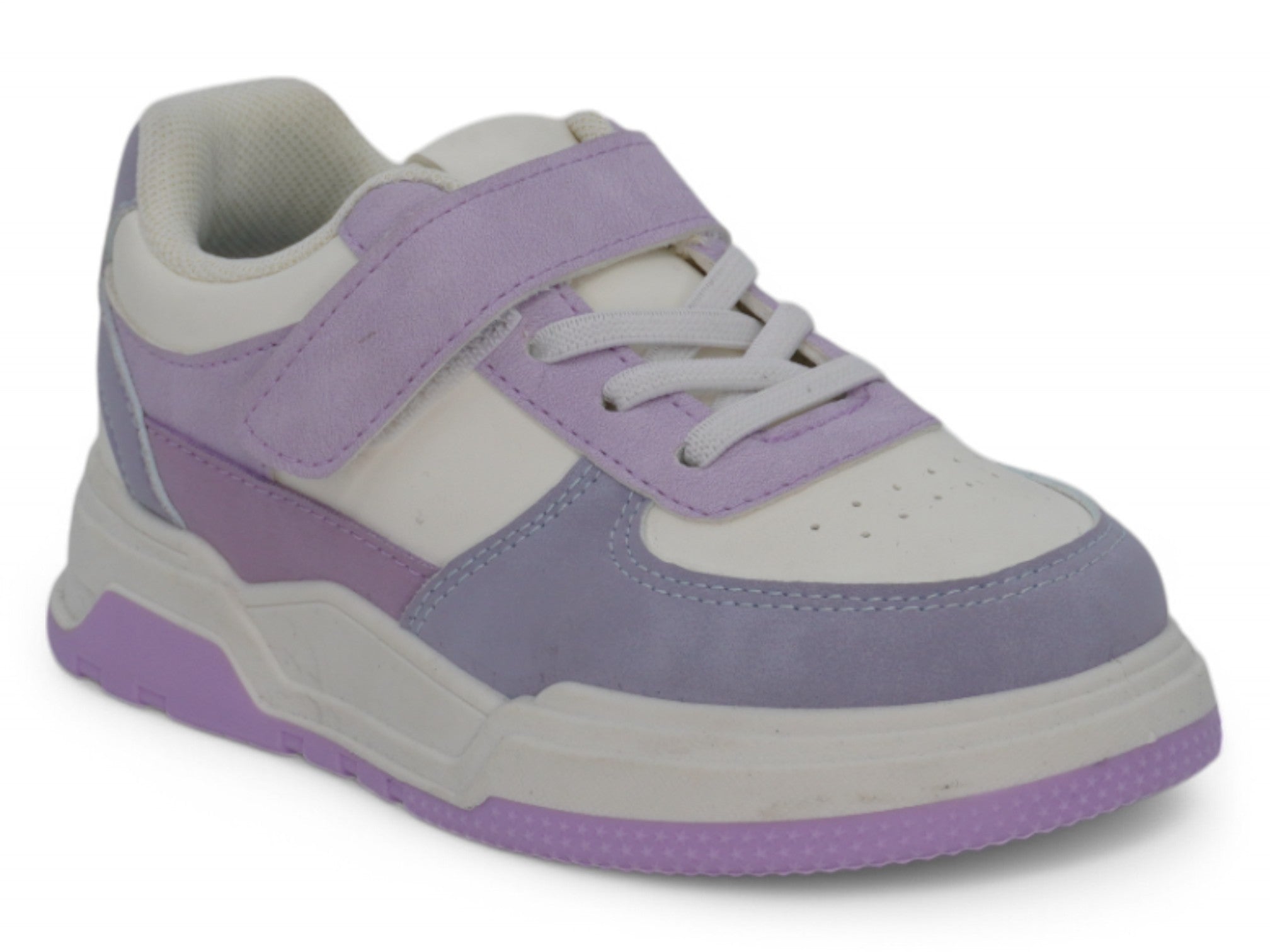 Girls Blue & Purple Platform Sneaker