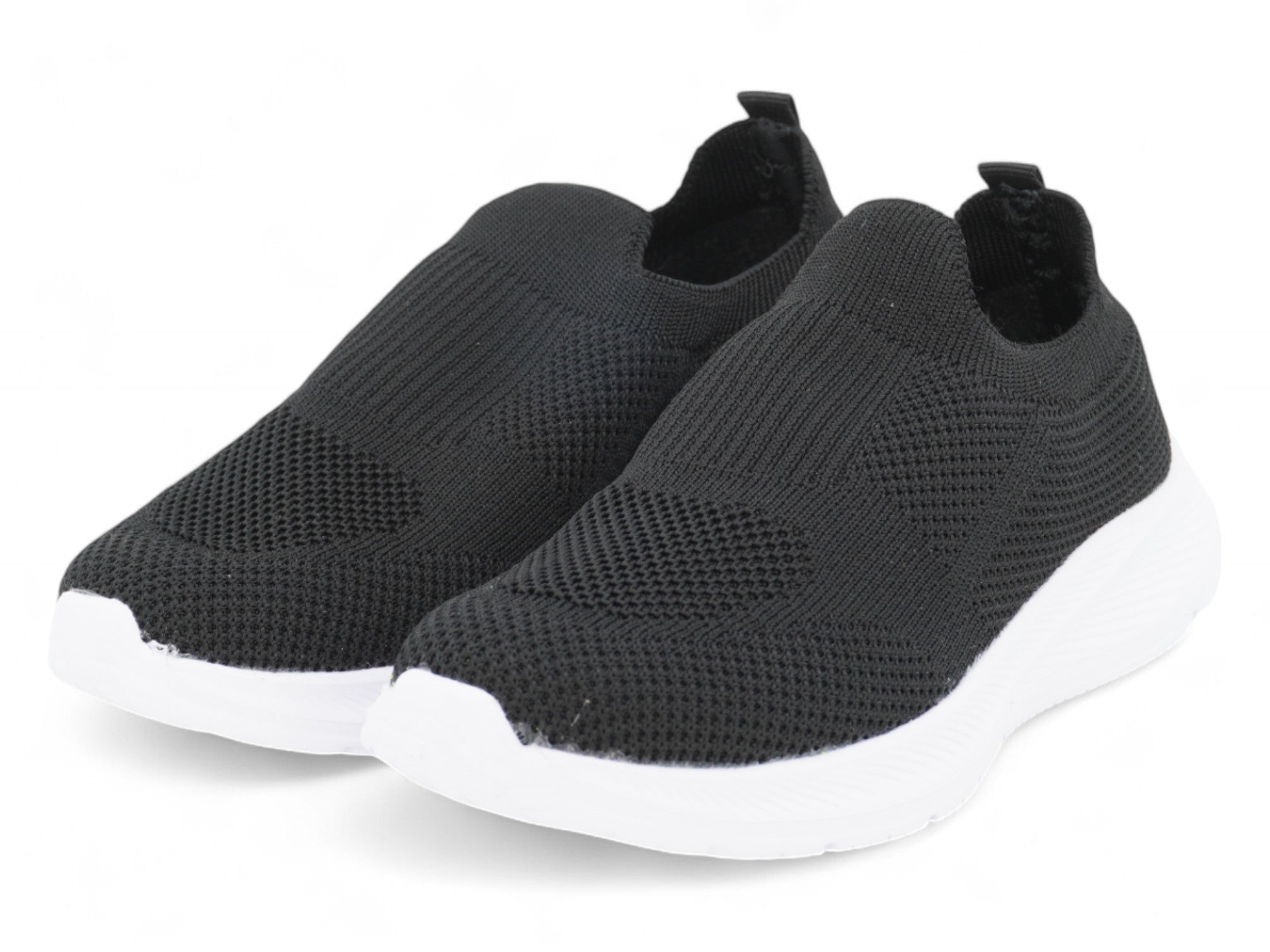 Girls Black Slip On Sneaker