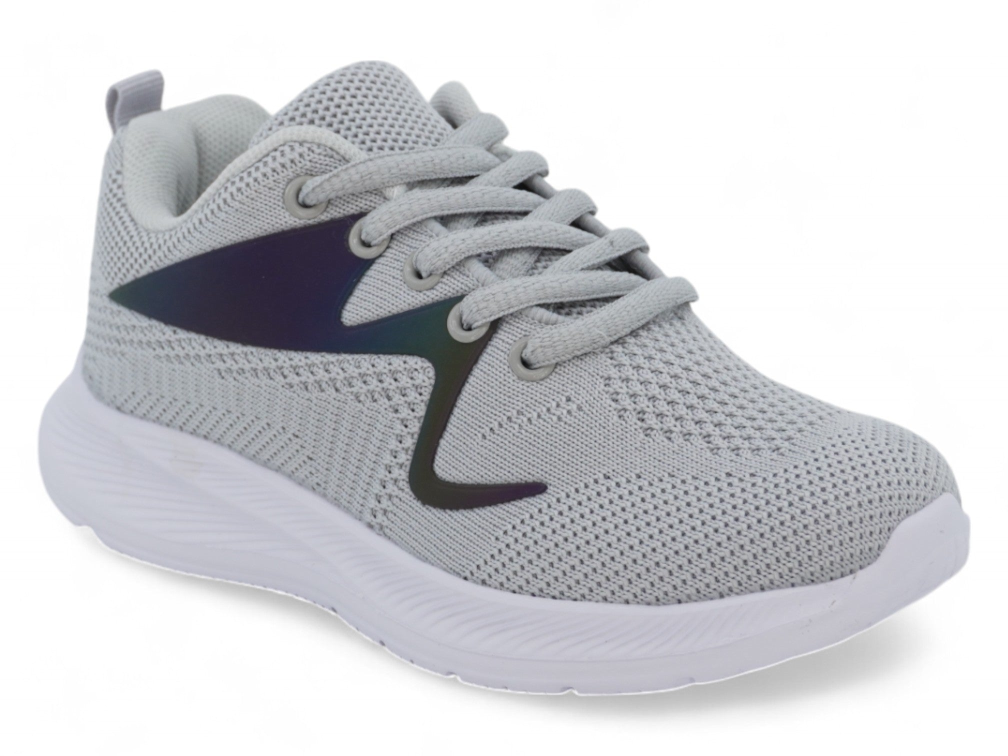 Girls Gray Flyknit Sneaker