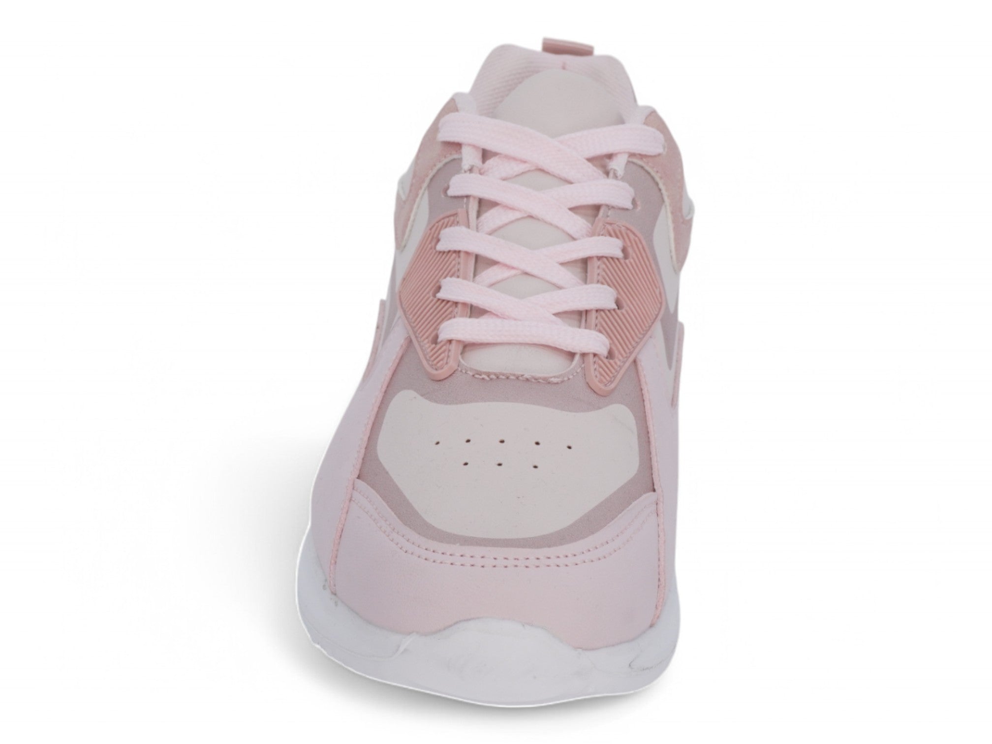 Girls Pink & Gold Bubble Sneaker