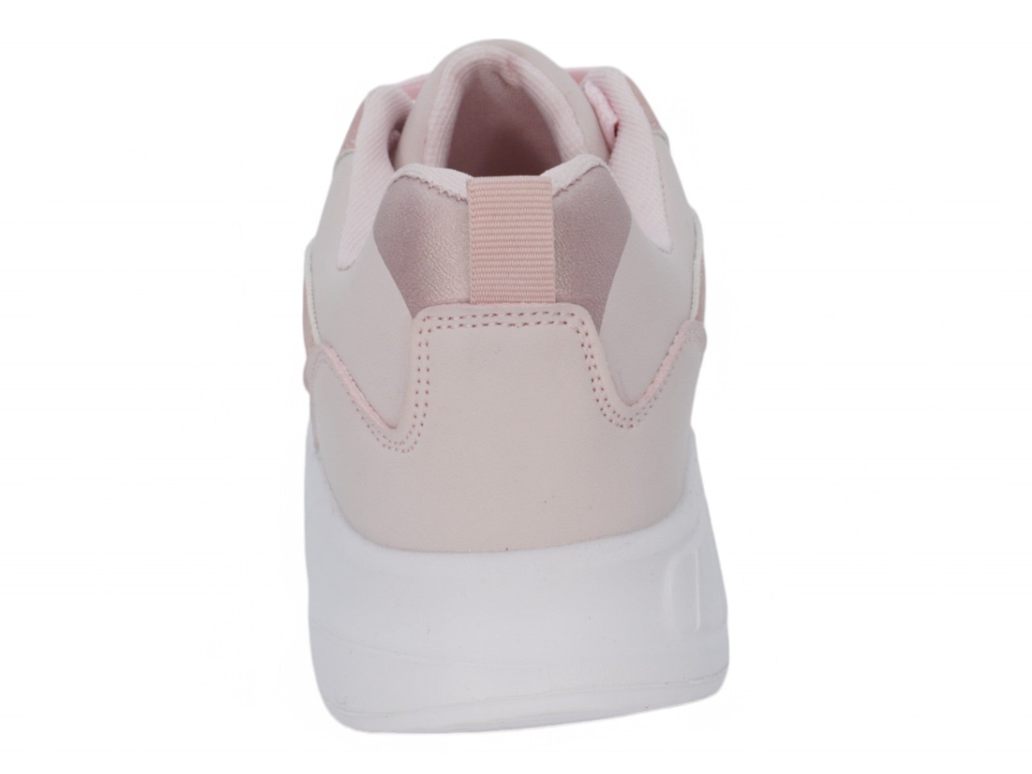 Girls Pink & Gold Bubble Sneaker