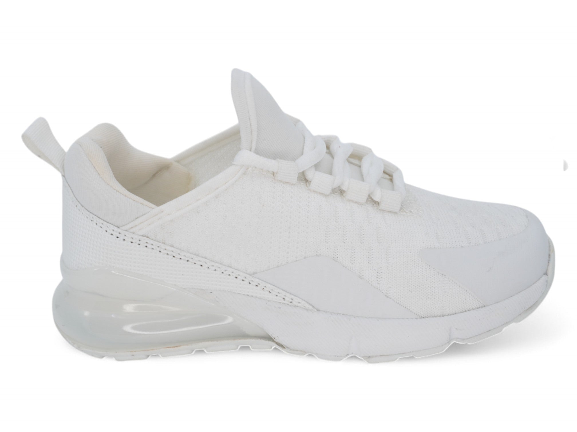 Girls' White Dallas Athletic Sneaker