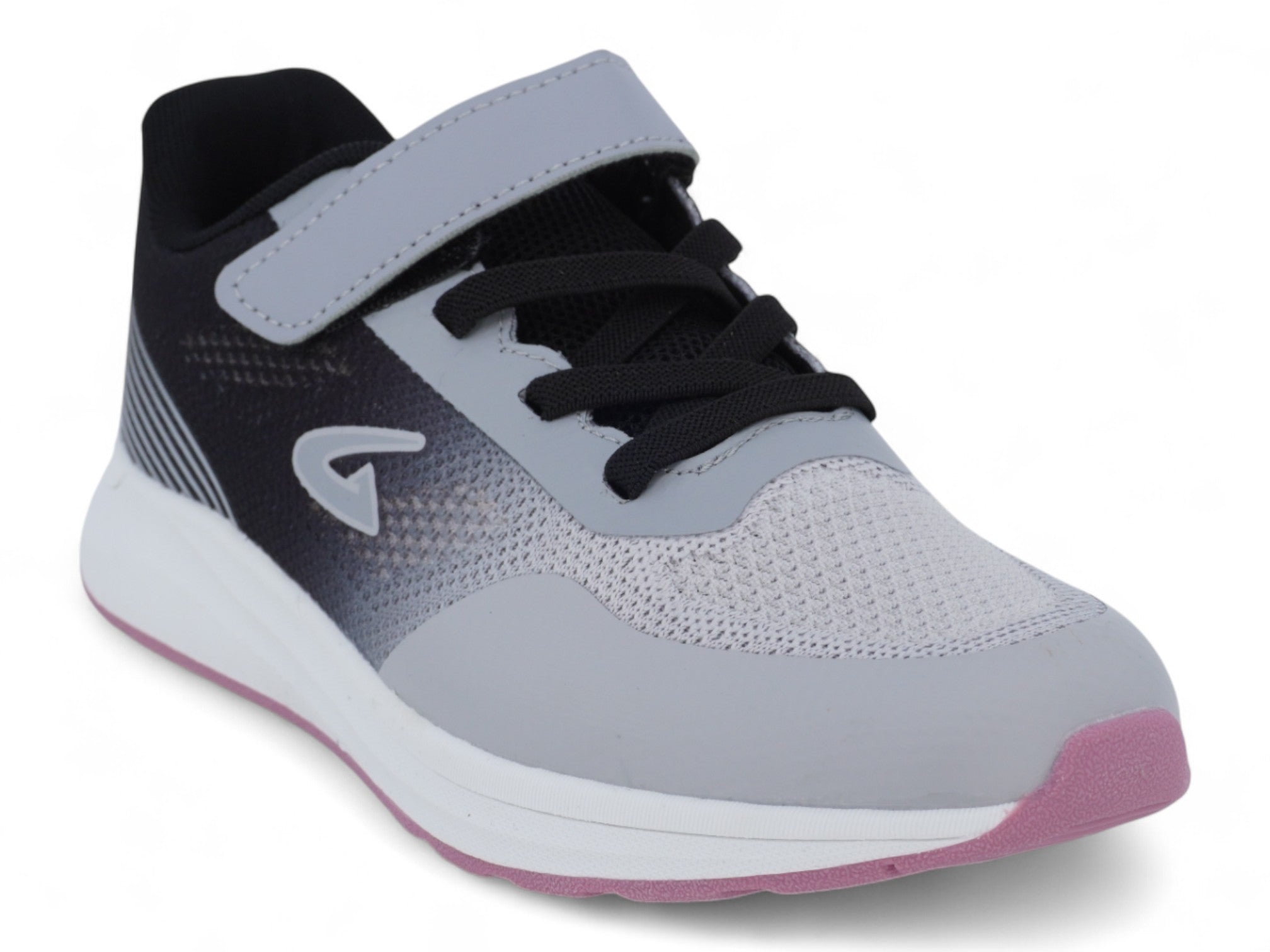 Girls' Gray & Pink Ombre Sneaker