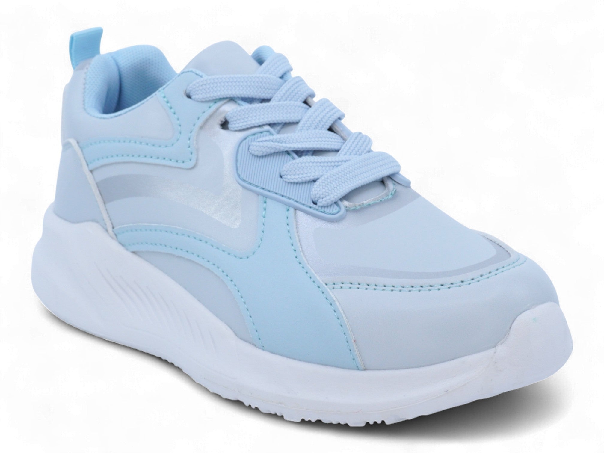 Girls' Light Blue Bubble Athletic Sneaker