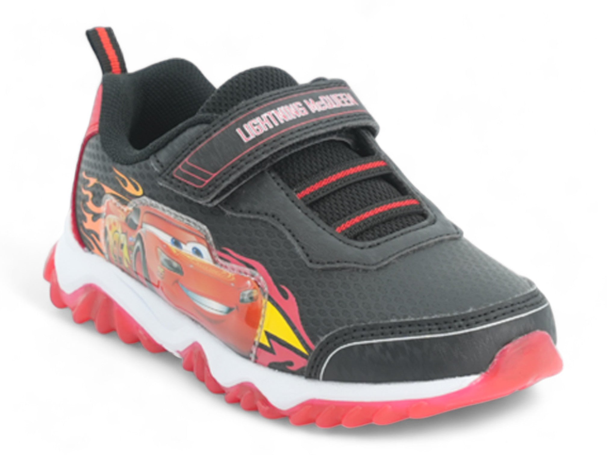 Toddler Black & Red Cars Sneaker