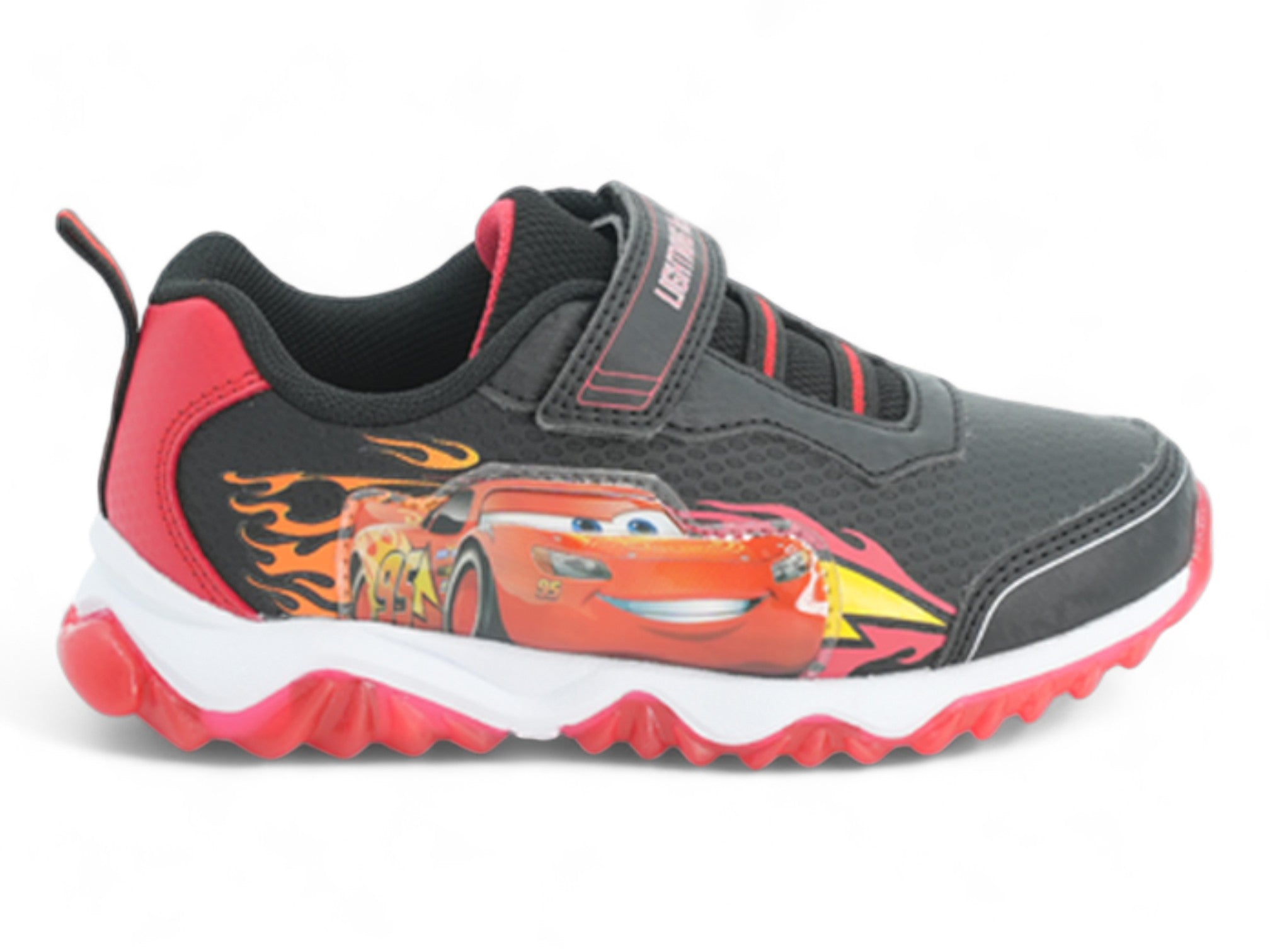 Toddler Black & Red Cars Sneaker