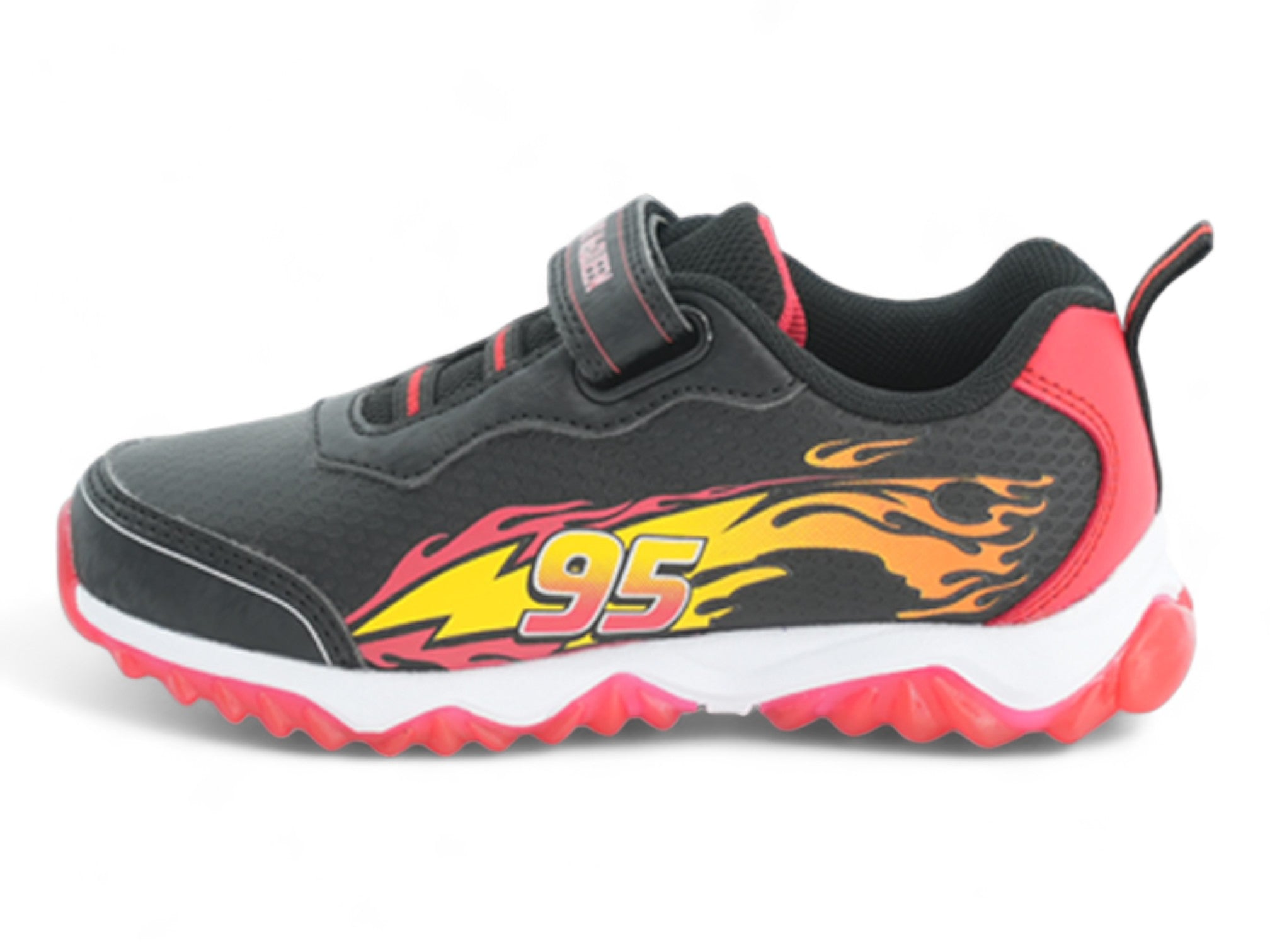 Toddler Black & Red Cars Sneaker