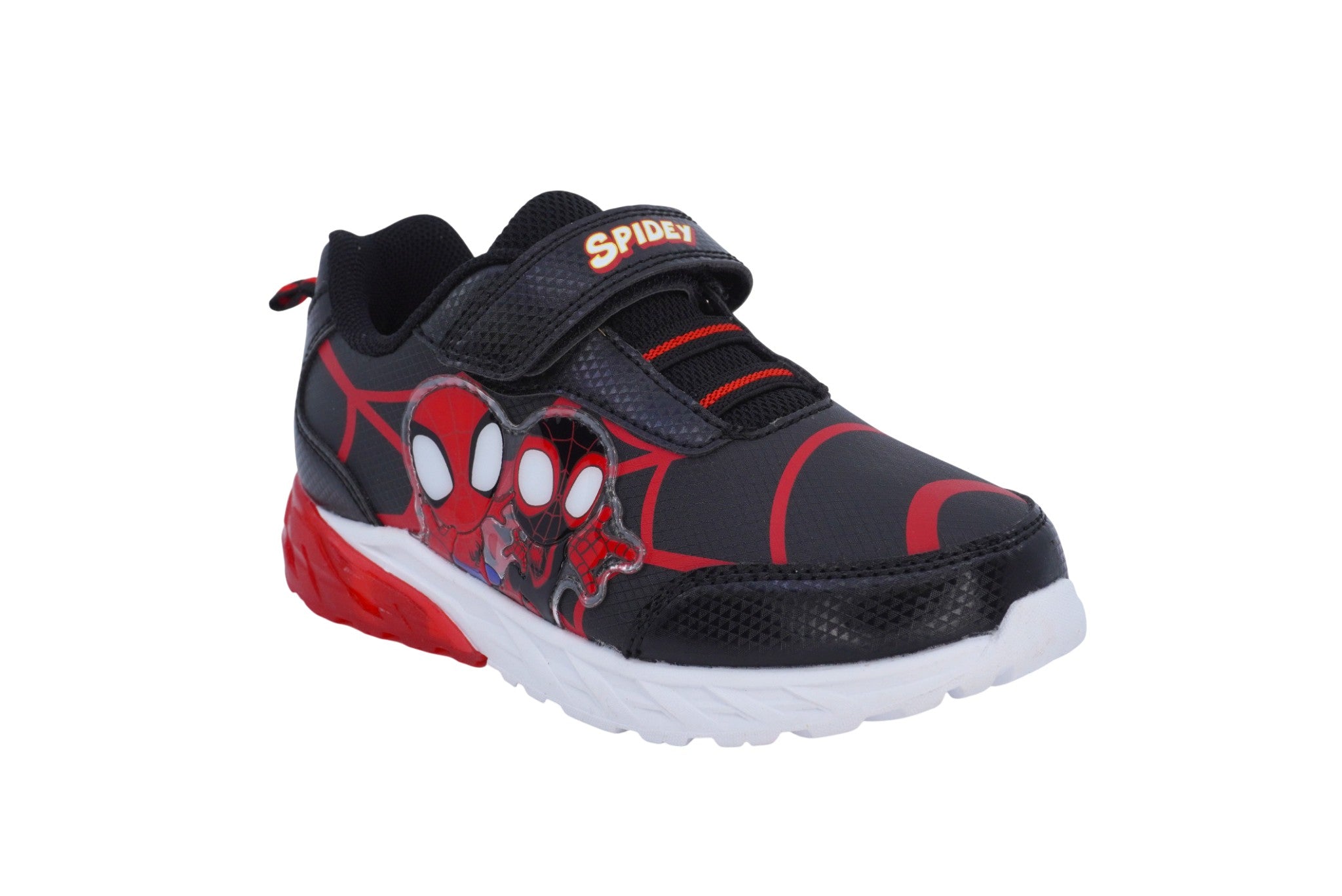 Toddler Black & Red Double Spiderman Sneaker