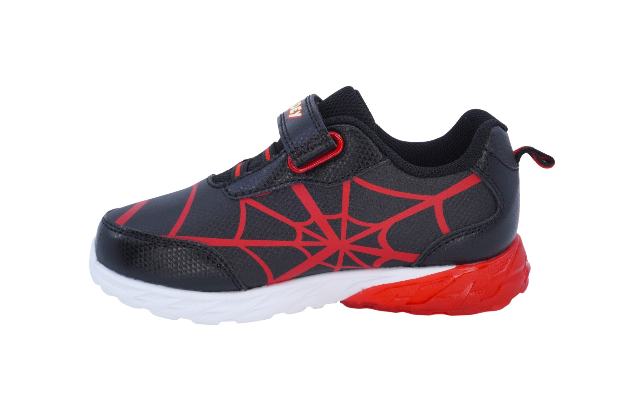 Toddler Black & Red Double Spiderman Sneaker