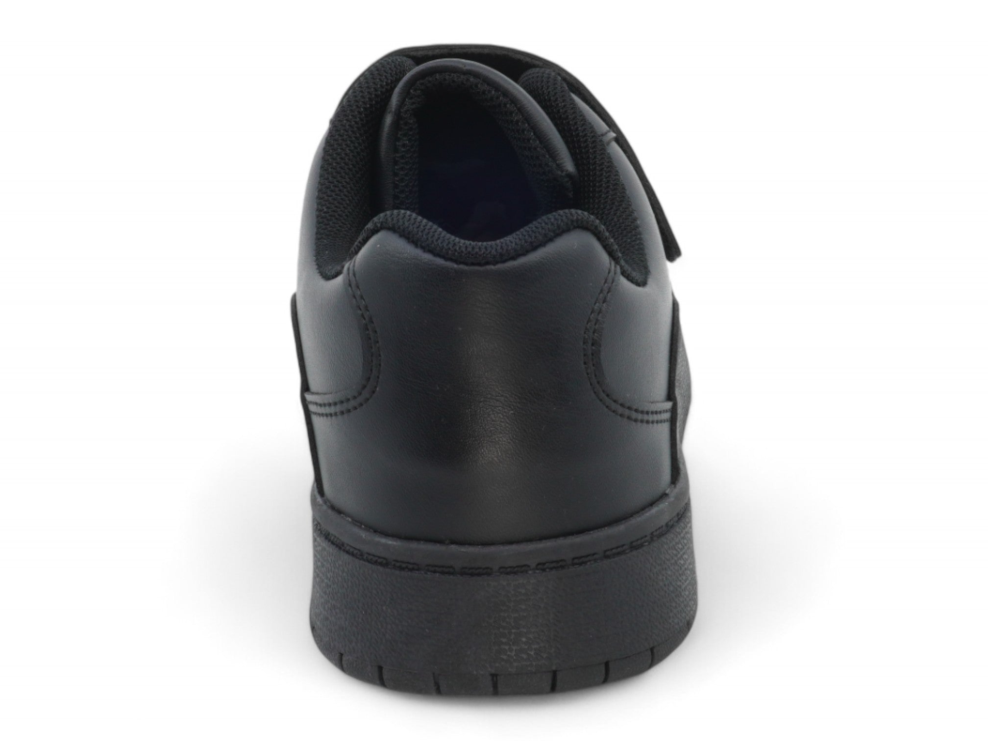 Kids' Black Double Velcro Sneaker