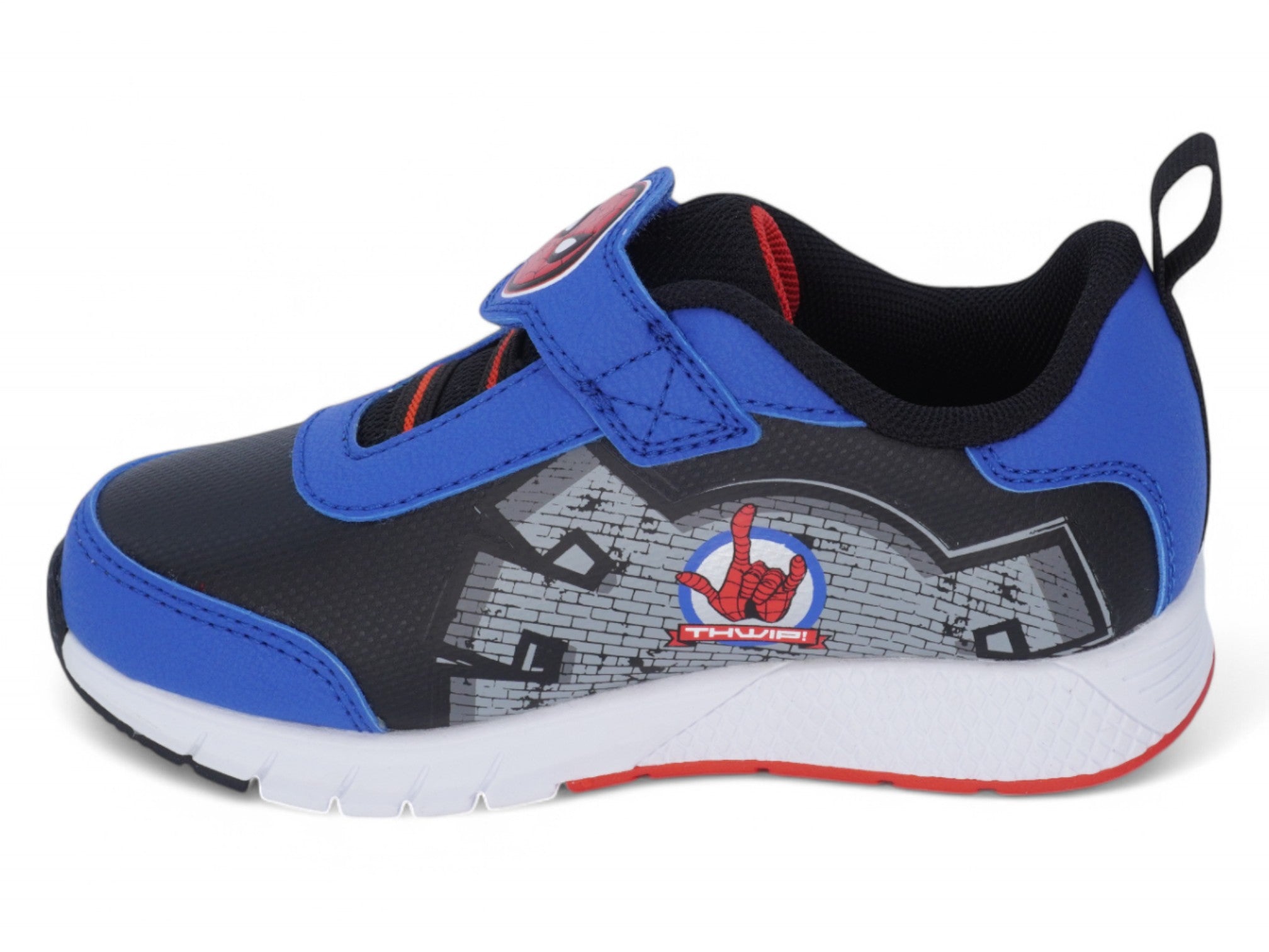 Toddler Blue Spider-Man Velcro Bubble Sneaker