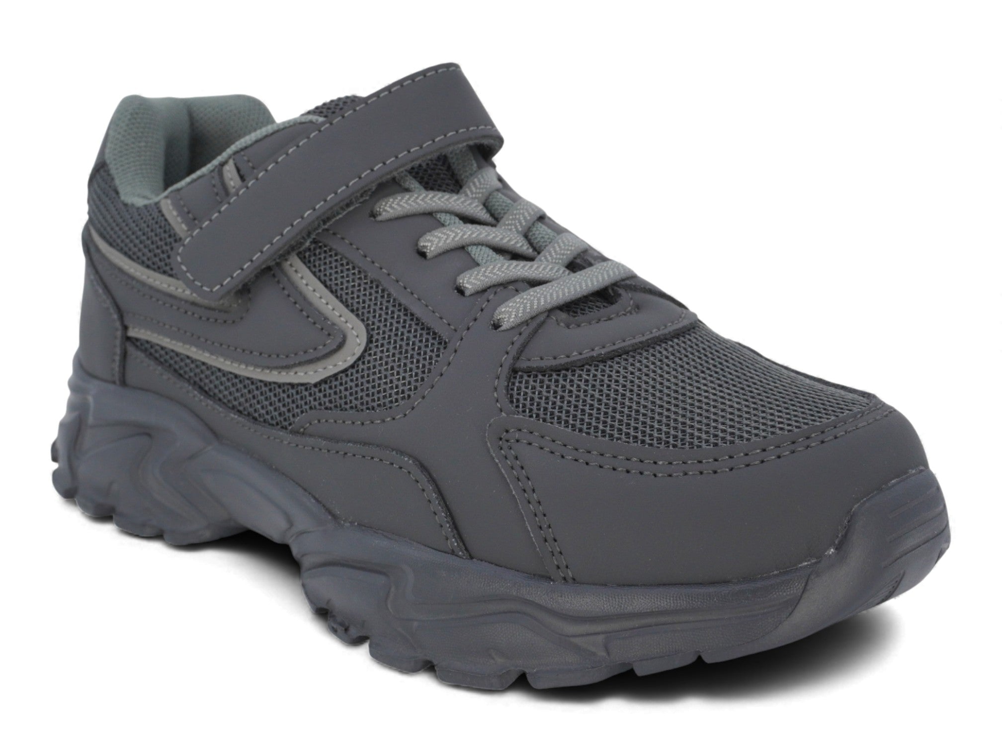 Toddler Dark Gray Light Weight Mesh Sneaker