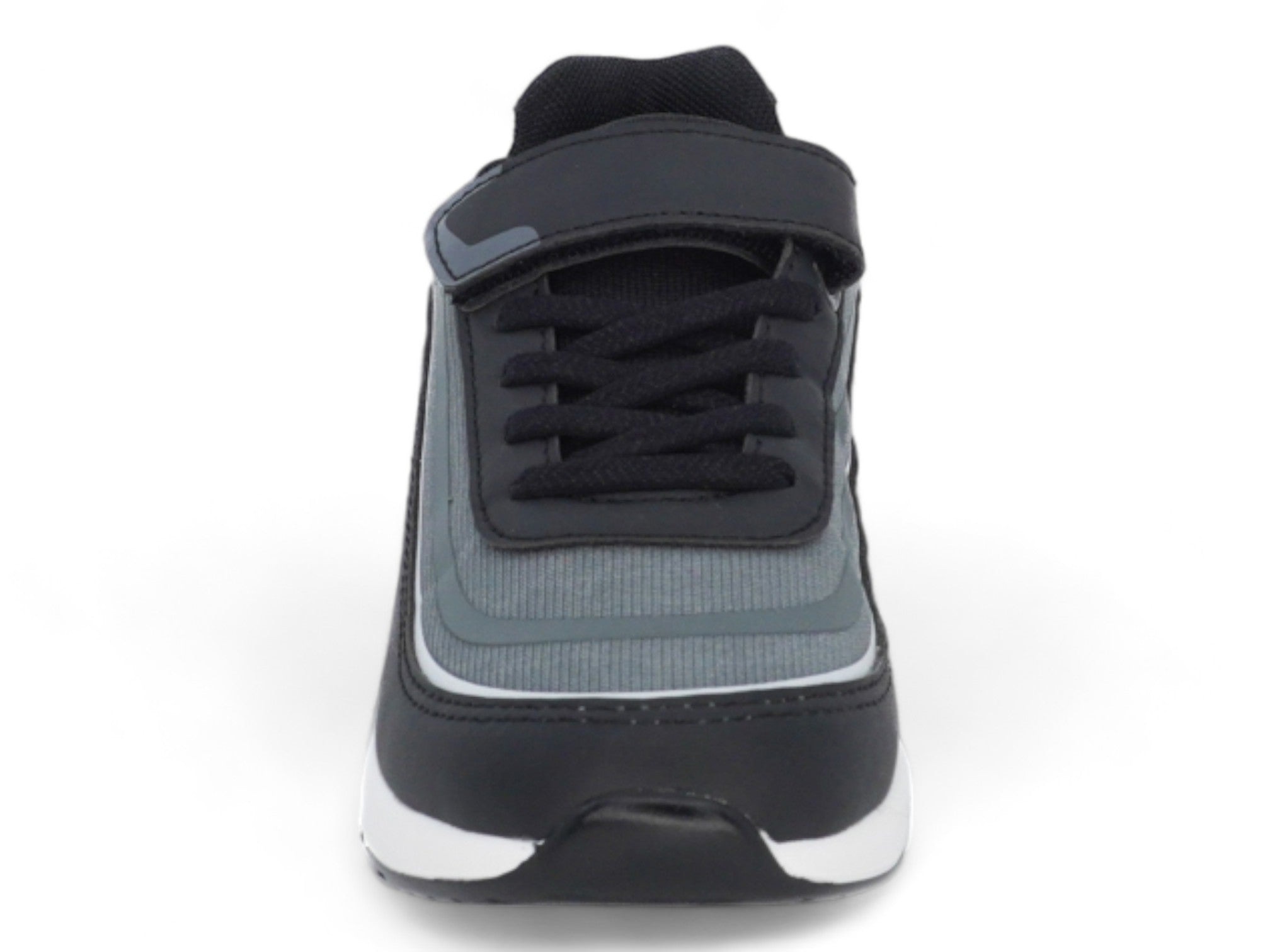 Boys' Black & Gray Bubble Sneaker
