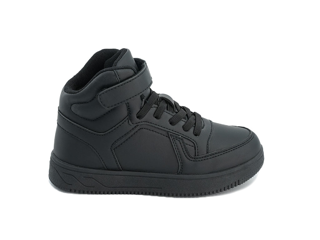 Boys' Black High Top Sneaker