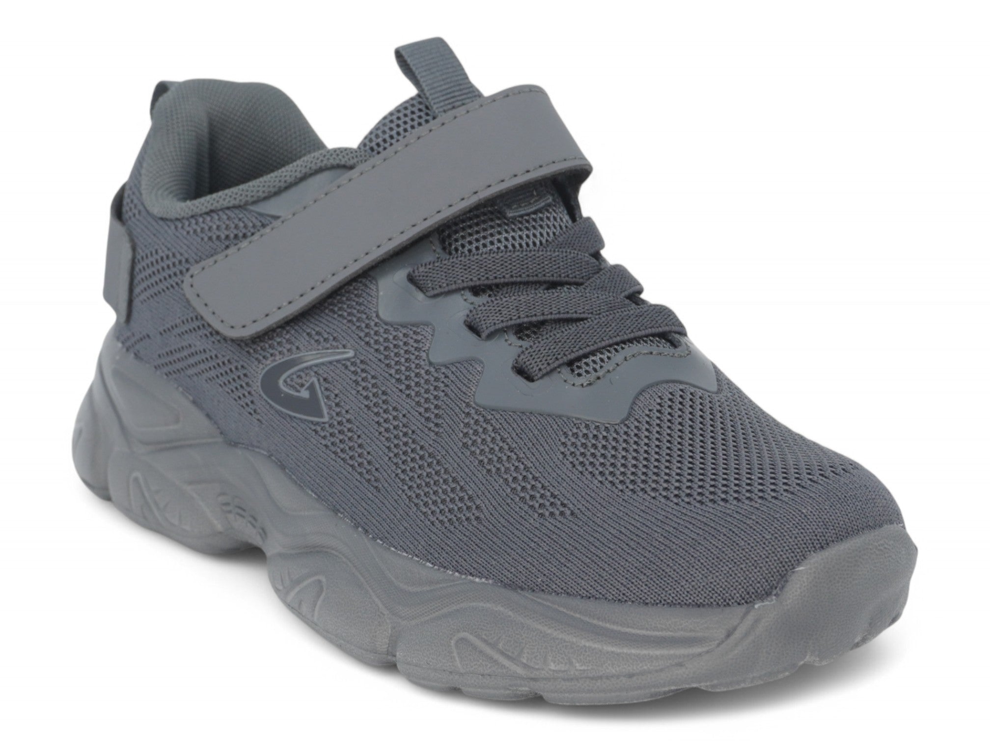 Boys' Chunky Gray Athletic Sneaker