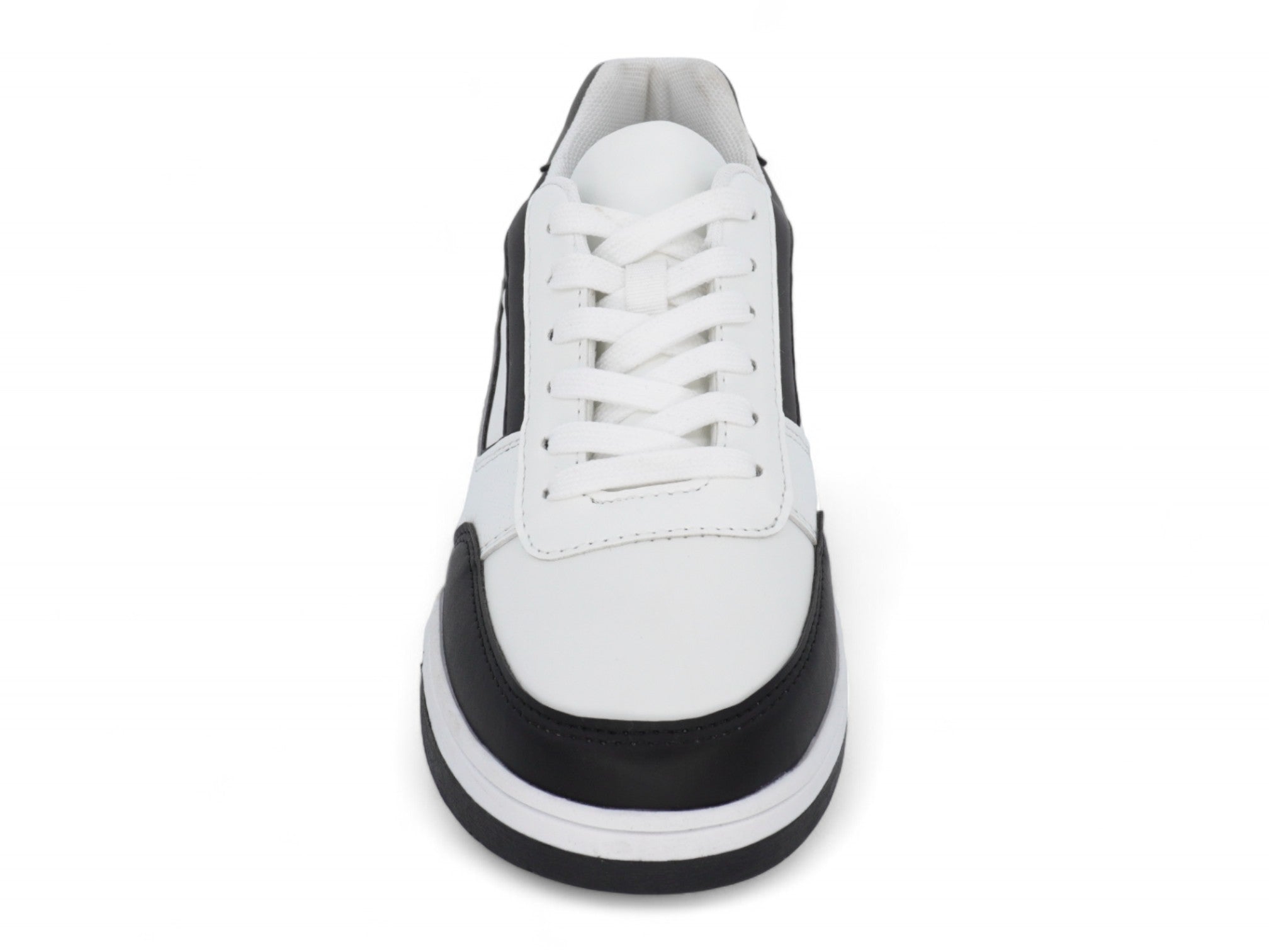 Boys' Black & Gray Low Top Court Sneaker