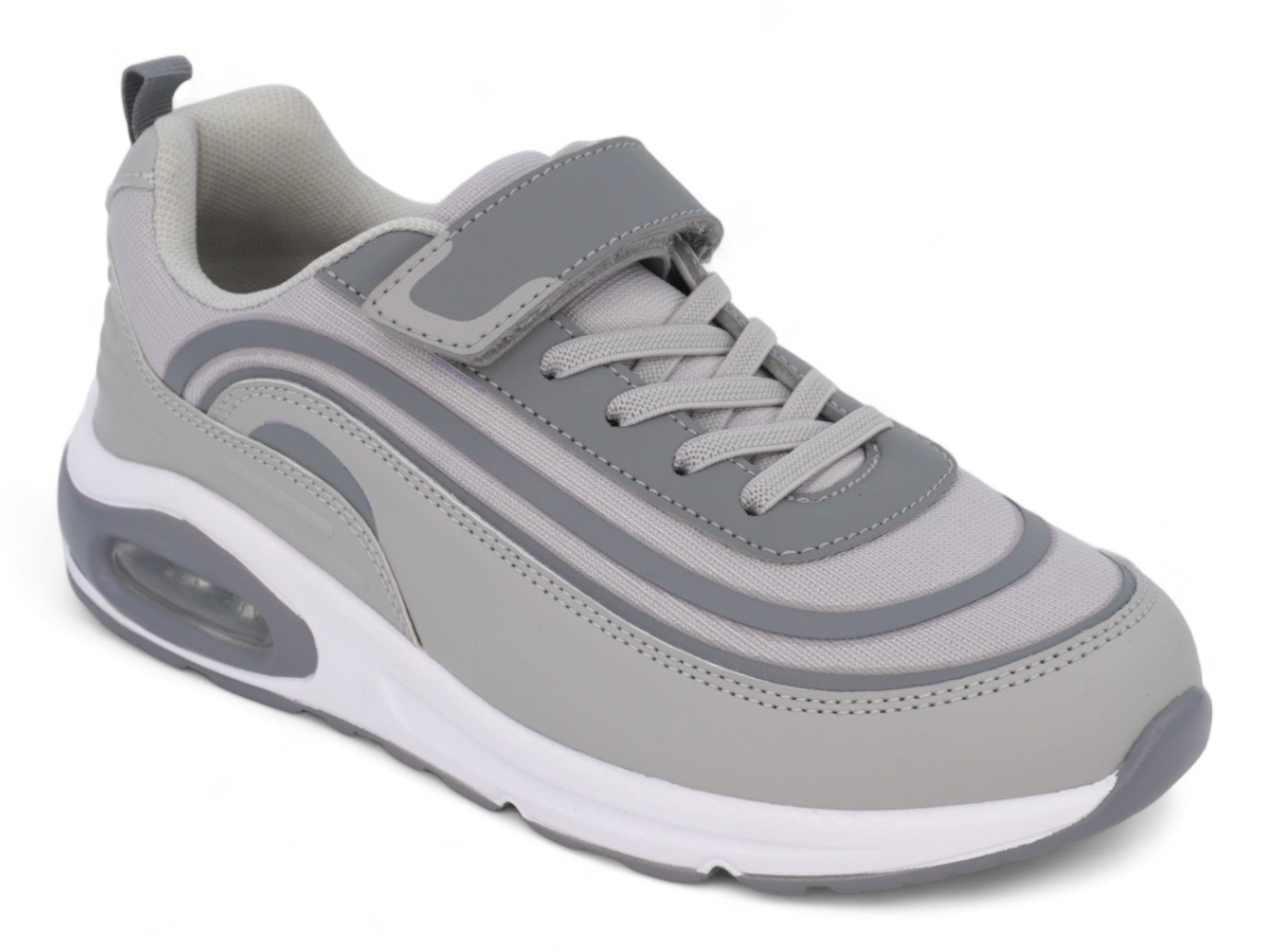 Kid's Light Gray Bubble Sneaker