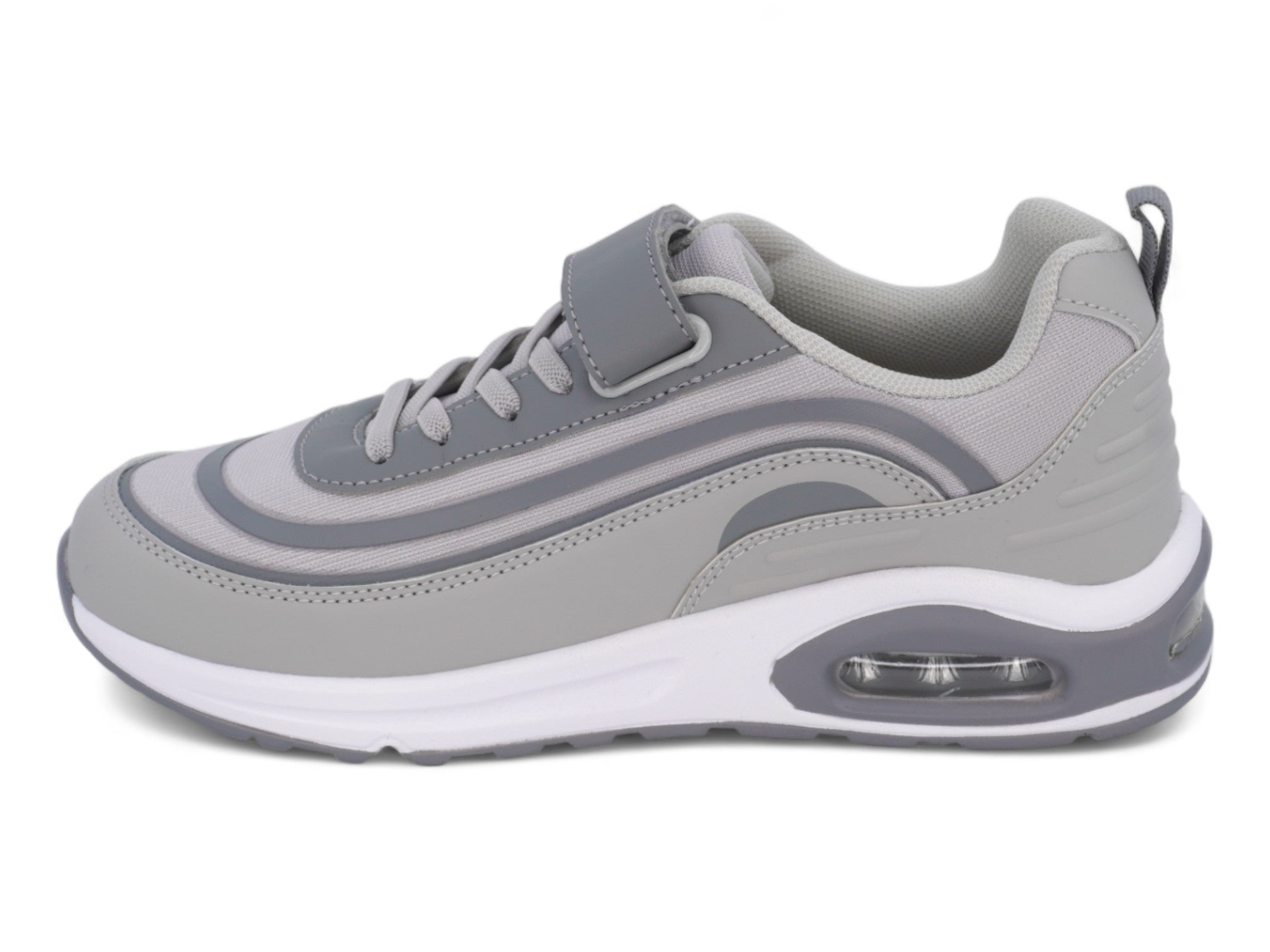 Kid's Light Gray Bubble Sneaker