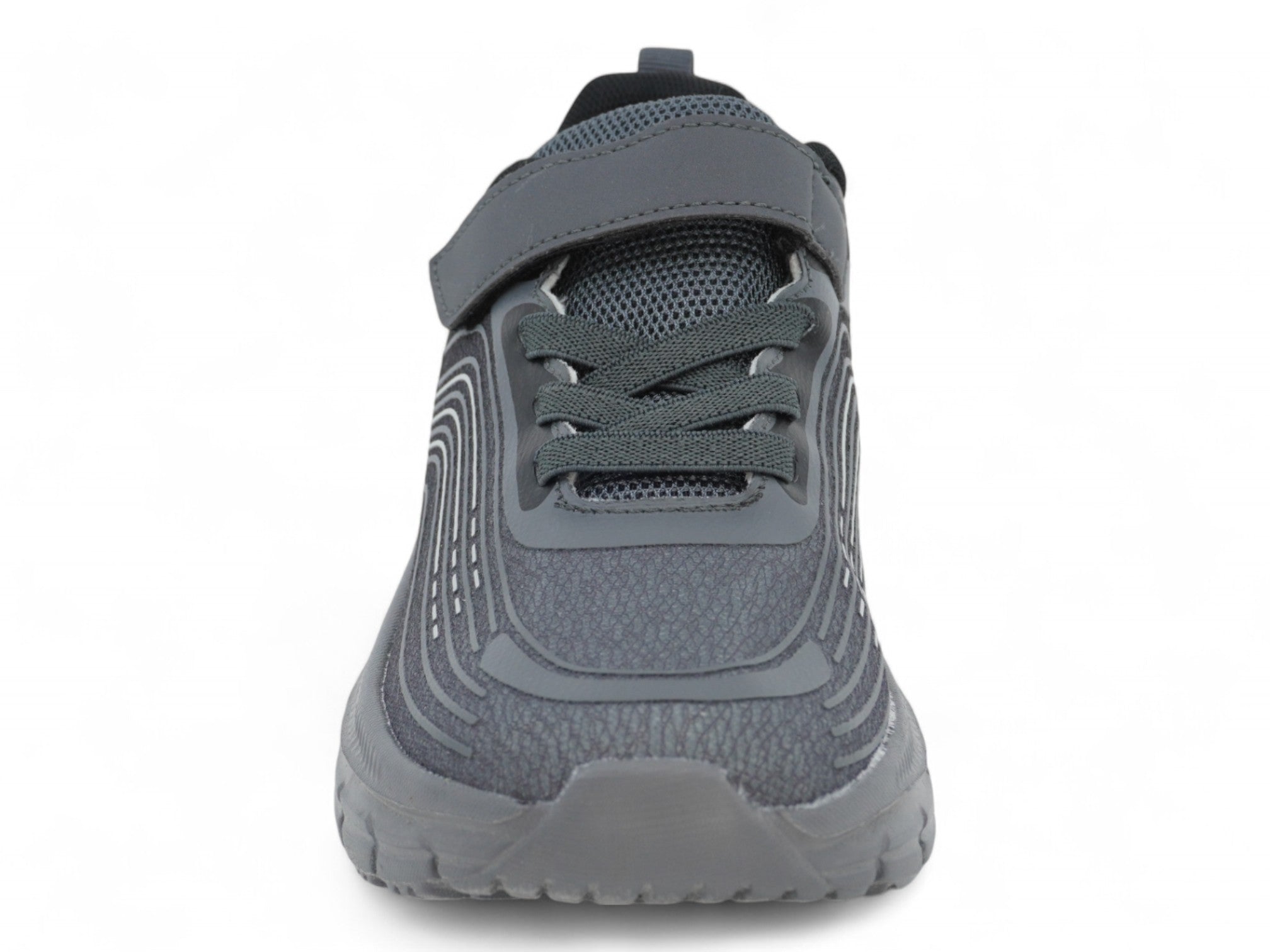 Boys' Tripple Gray Flyknit Jogger Sneaker