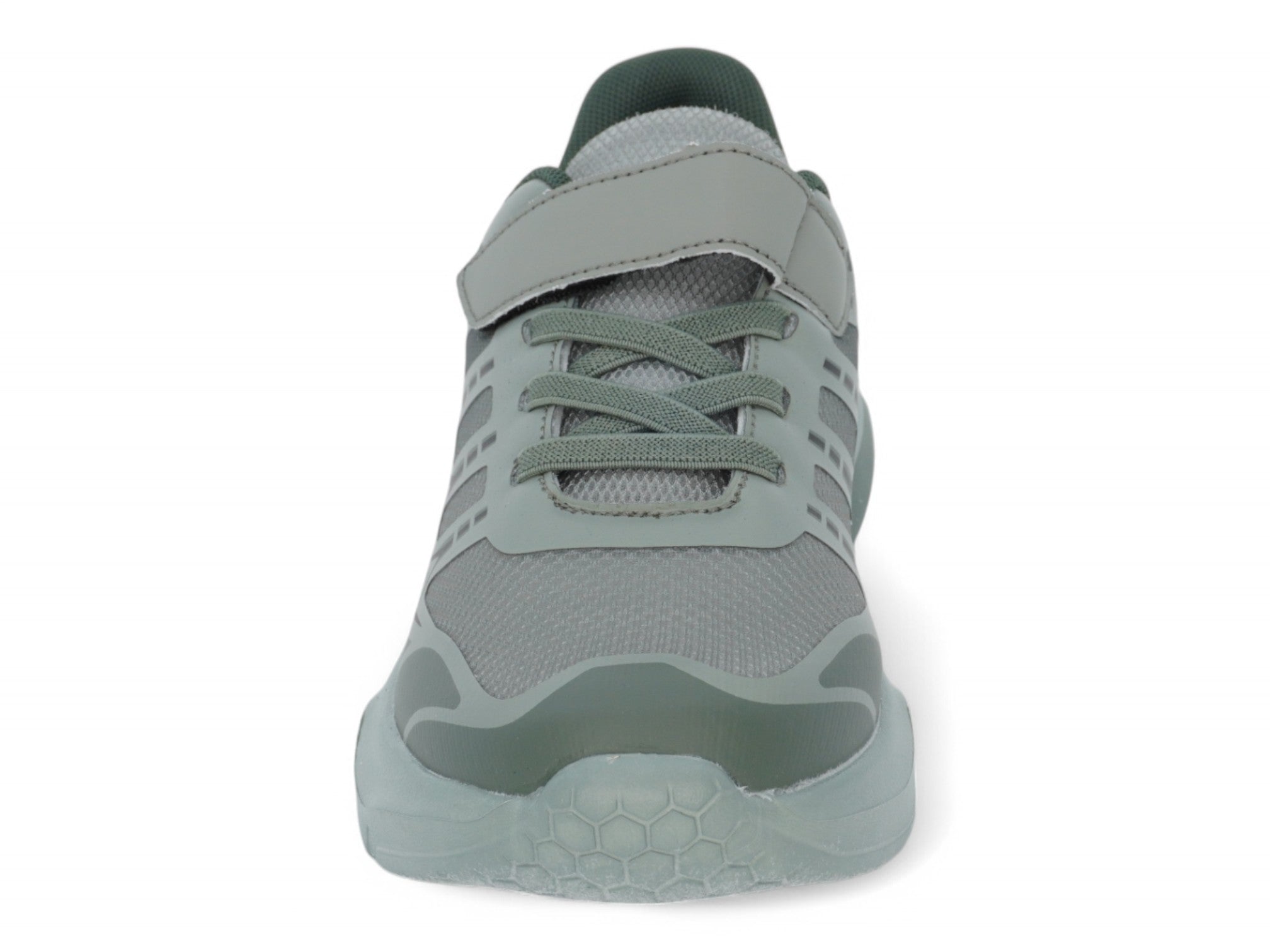 Boys' Two-Tone Green Jogger Sneaker