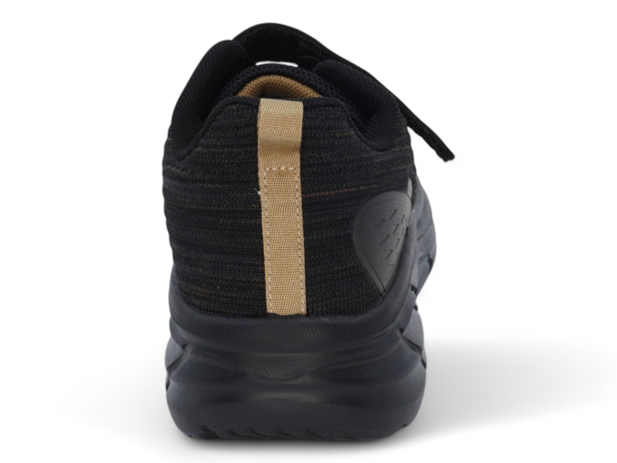 Boys' Black & Tan Flyknit Jogger Sneaker