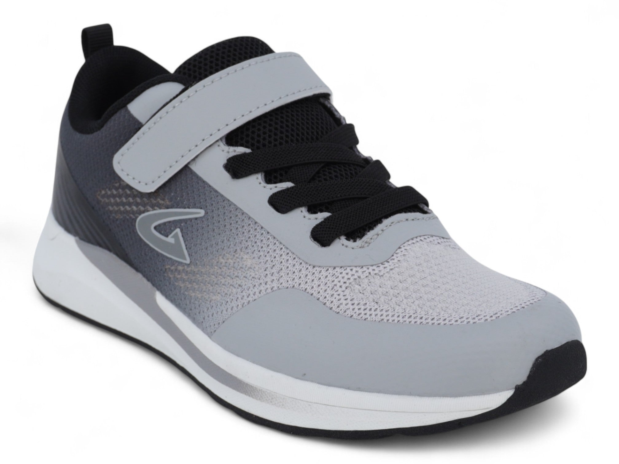 Boys' Gray Gradient Flyknit Sneaker