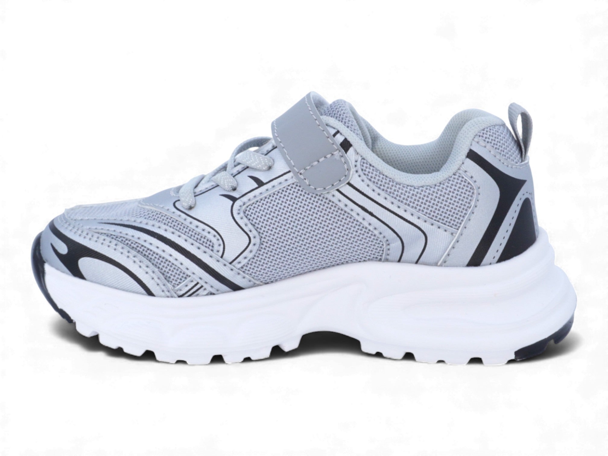 Boys' Silver Chrome Sneaker