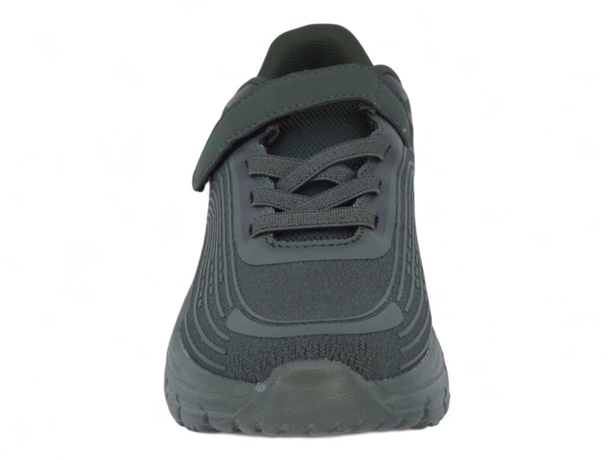 Boys' Army Green Fly Knit Sneaker