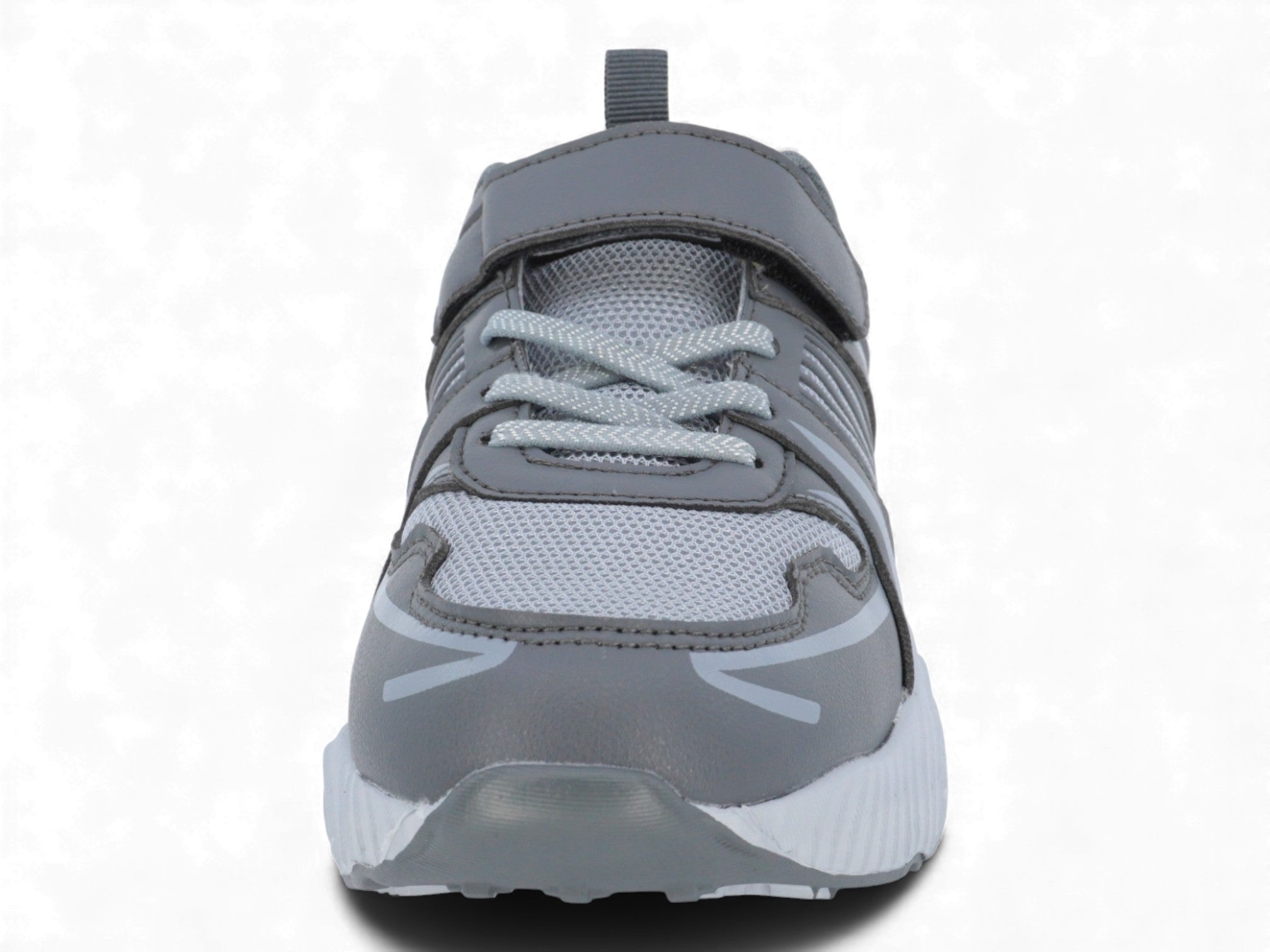 Boys' Iron Gray Mesh Sneaker