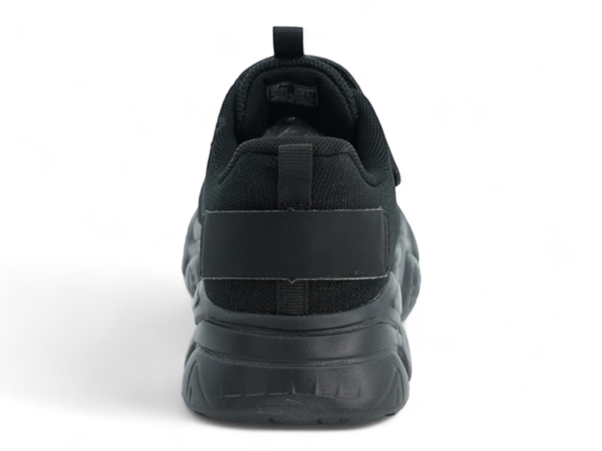 Boys' Black Mesh Athletic Sneaker