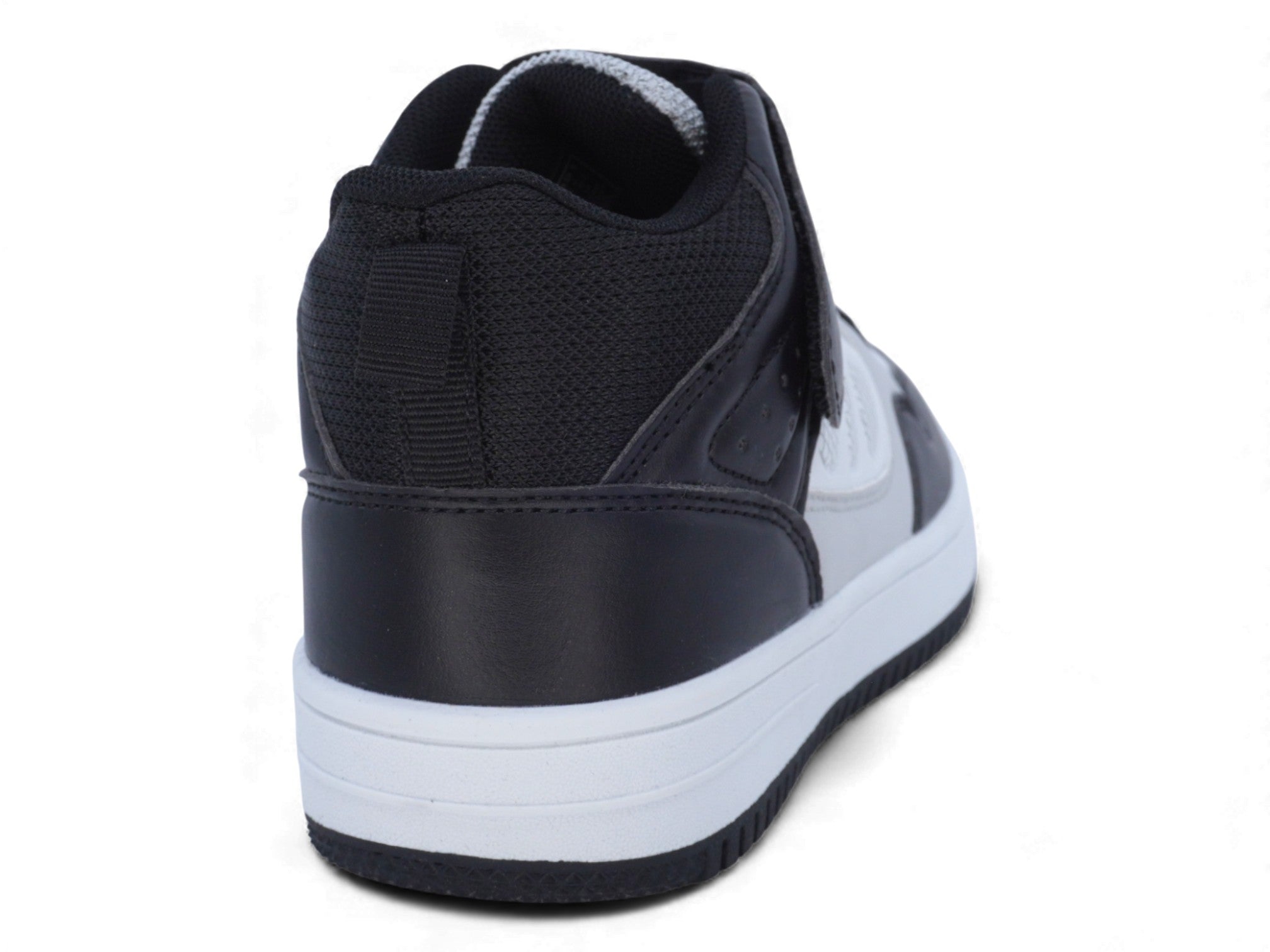 Boys' Black & White High Top Sports Sneaker