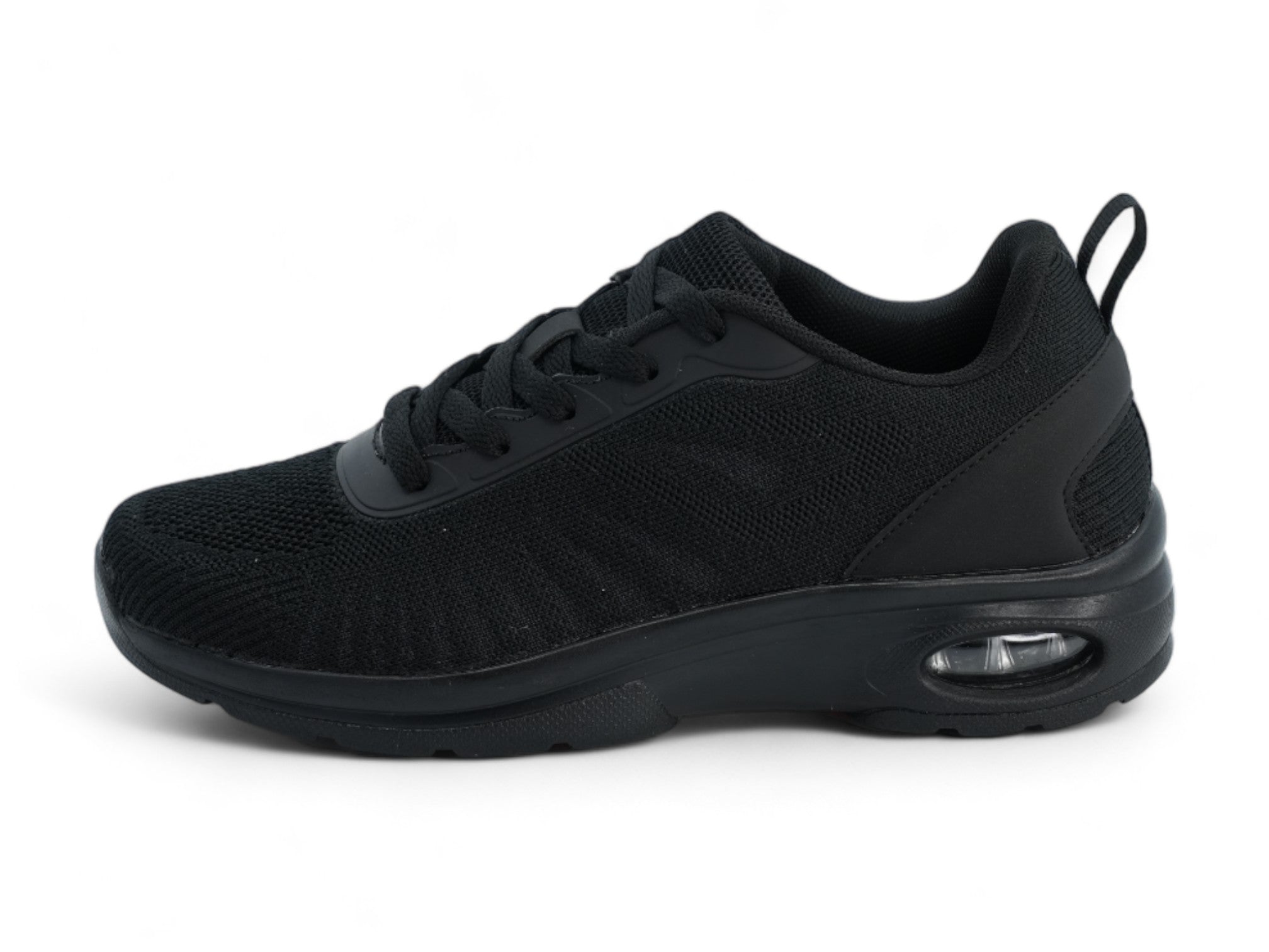Women's Sporty Black Bubble Non Slip Sneaker