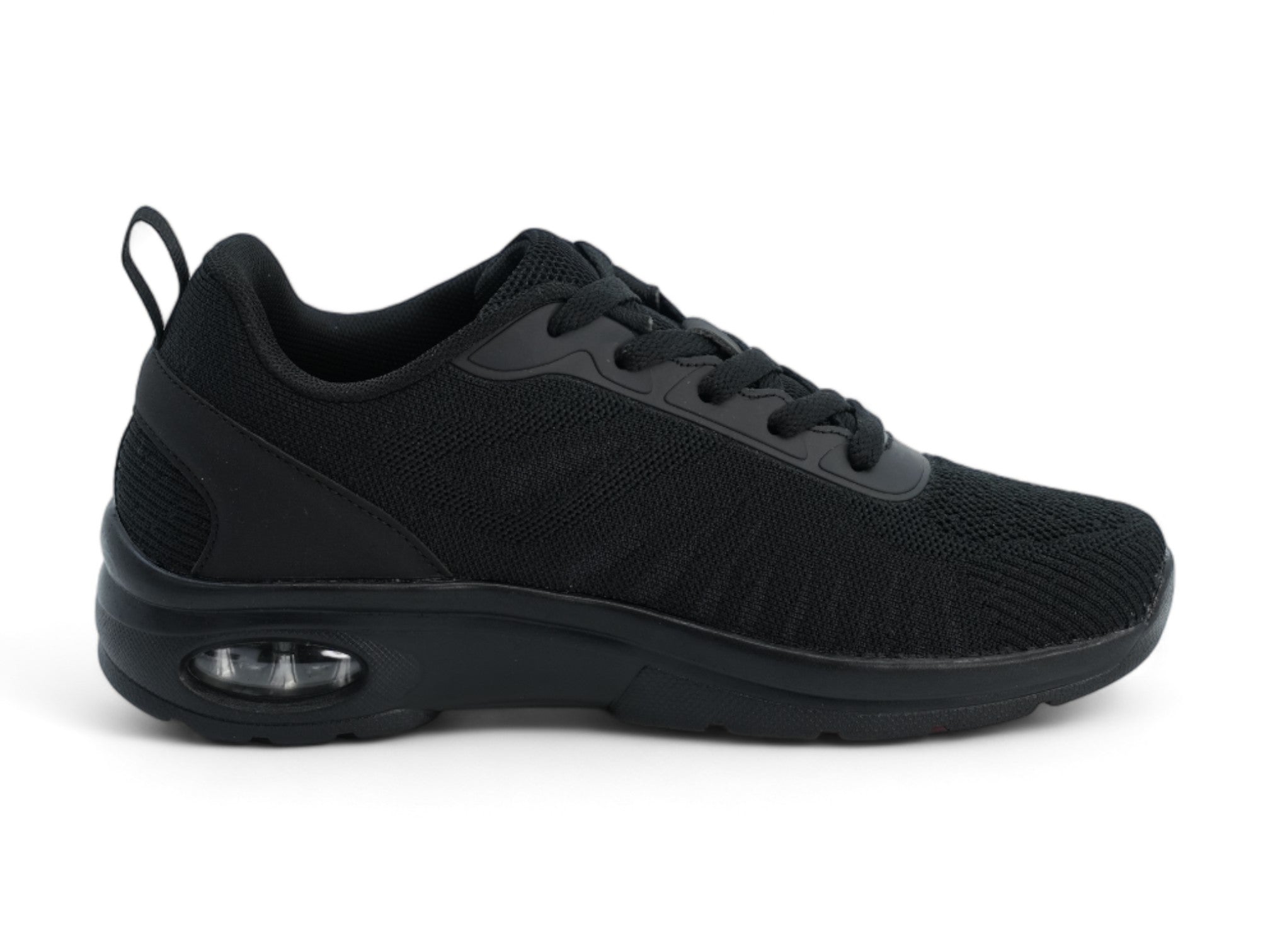 Women's Sporty Black Bubble Non Slip Sneaker