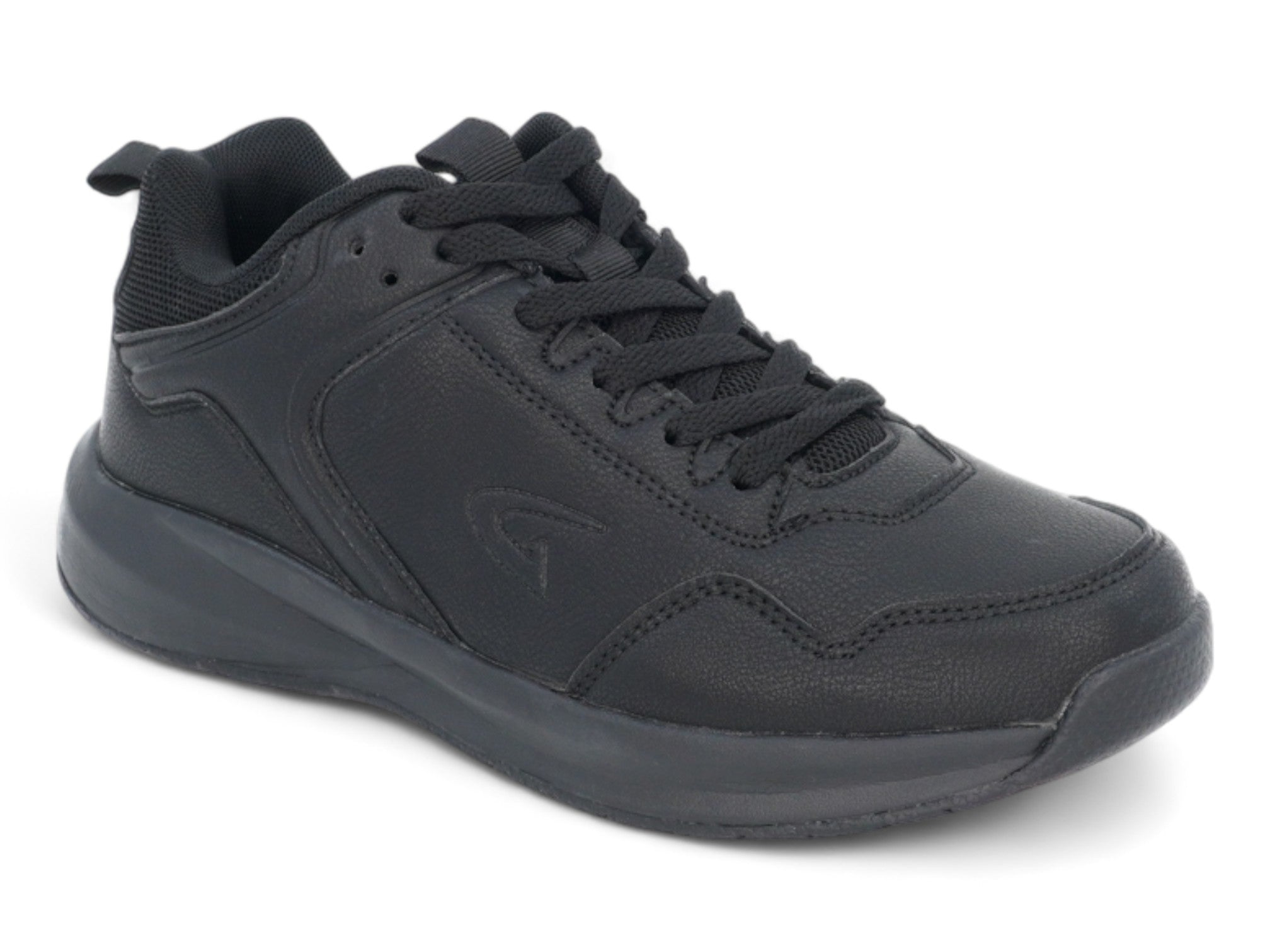 Women's Vegan Leather Lace Up Non Slip