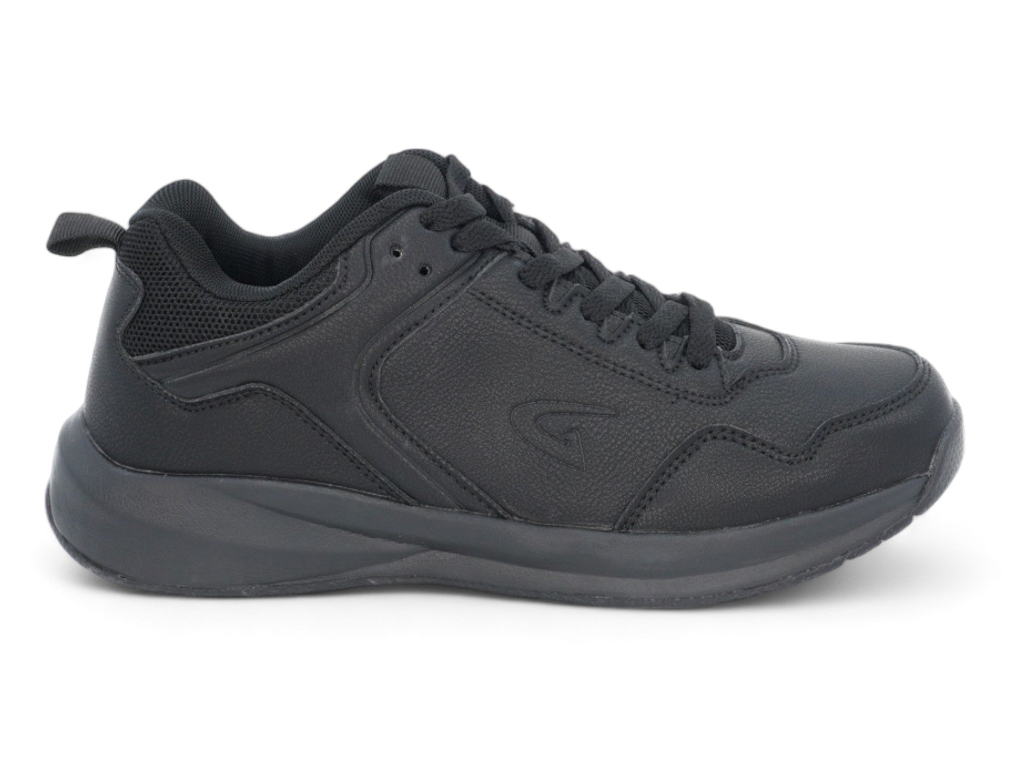 Women's Vegan Leather Lace Up Non Slip