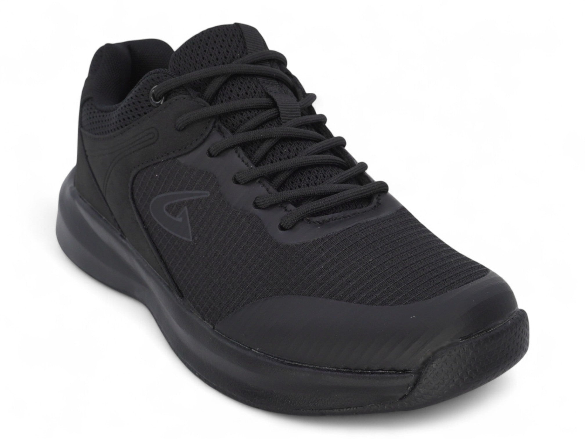 Women's Black Matte Non-Slip Sneaker