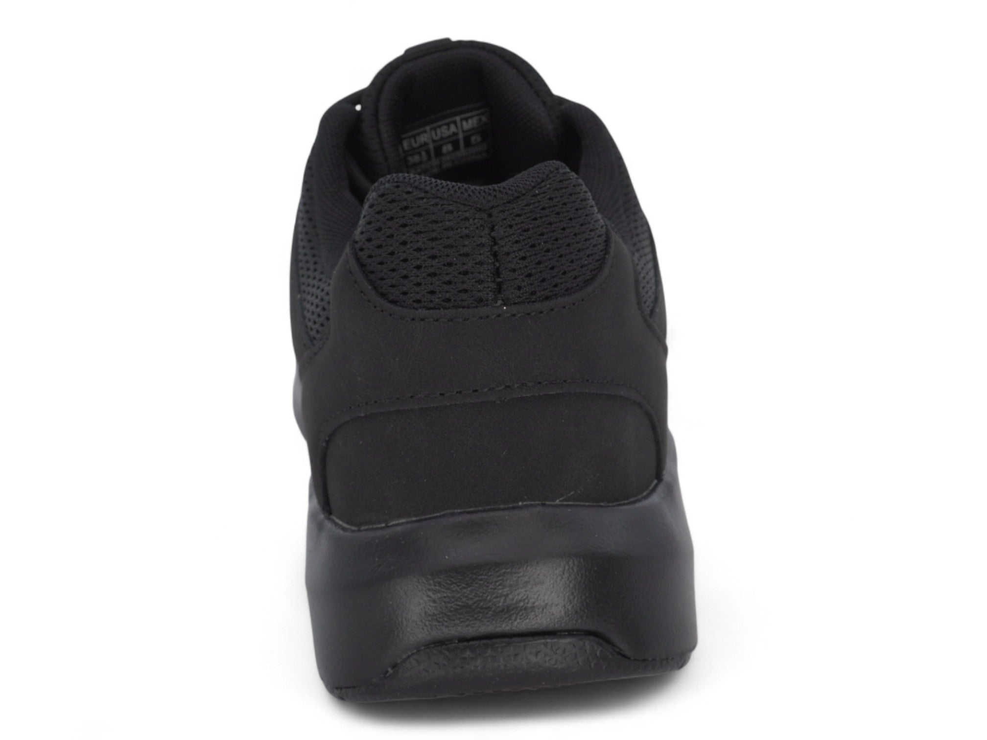 Women's Black Matte Non-Slip Sneaker