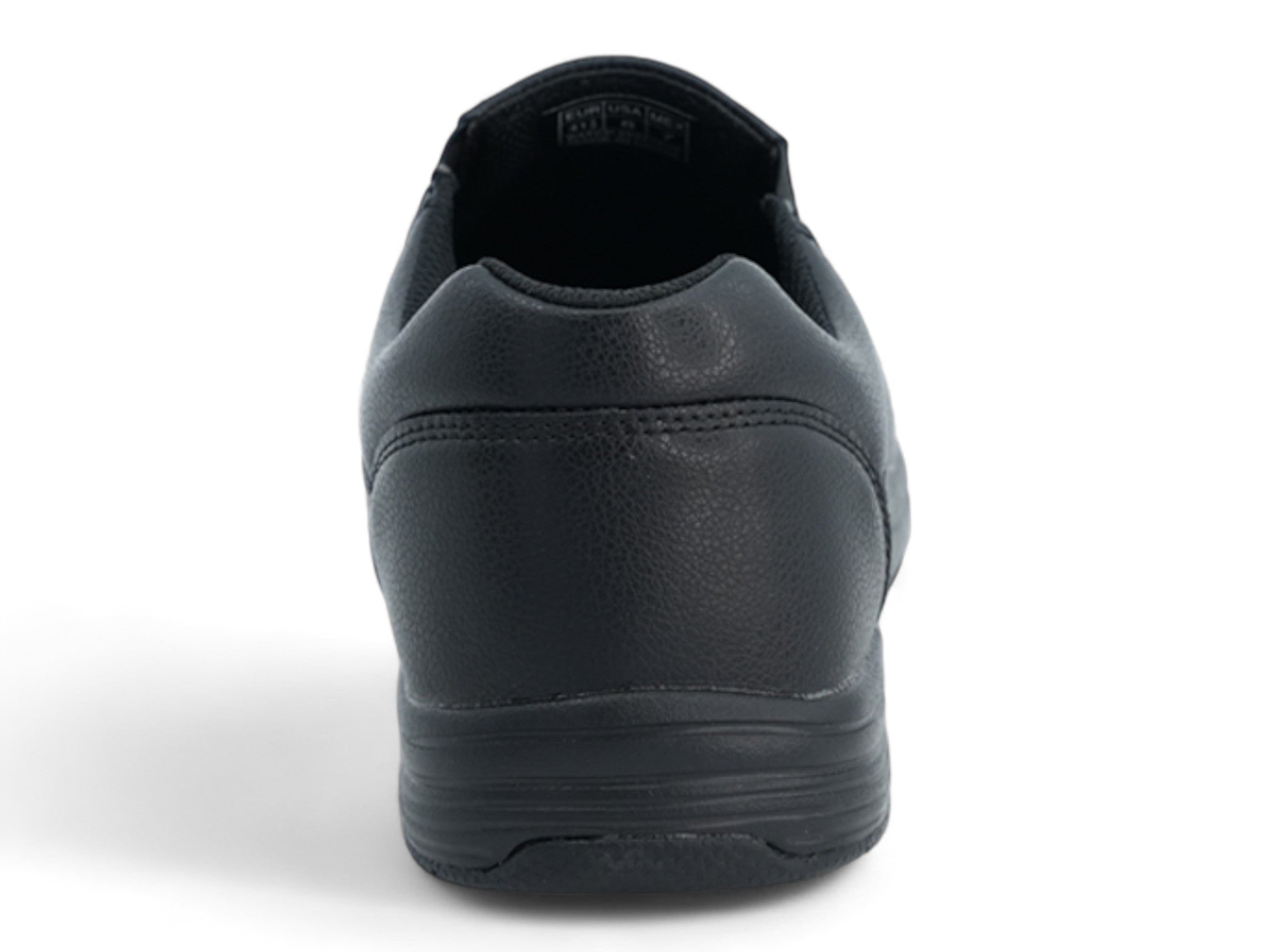 Men's Black Laceless Non Slip Shoes