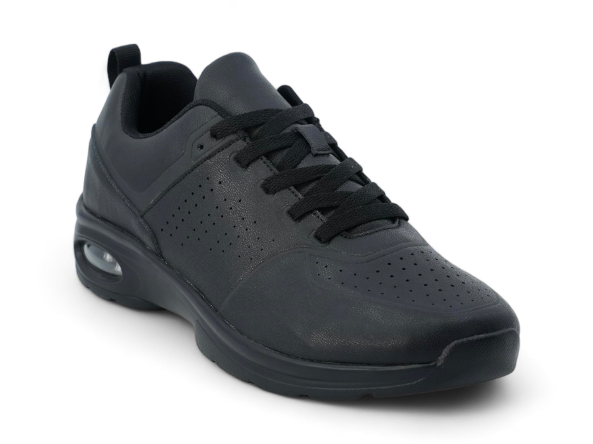 Men's Black Bubble Slip Resistant Sneaker
