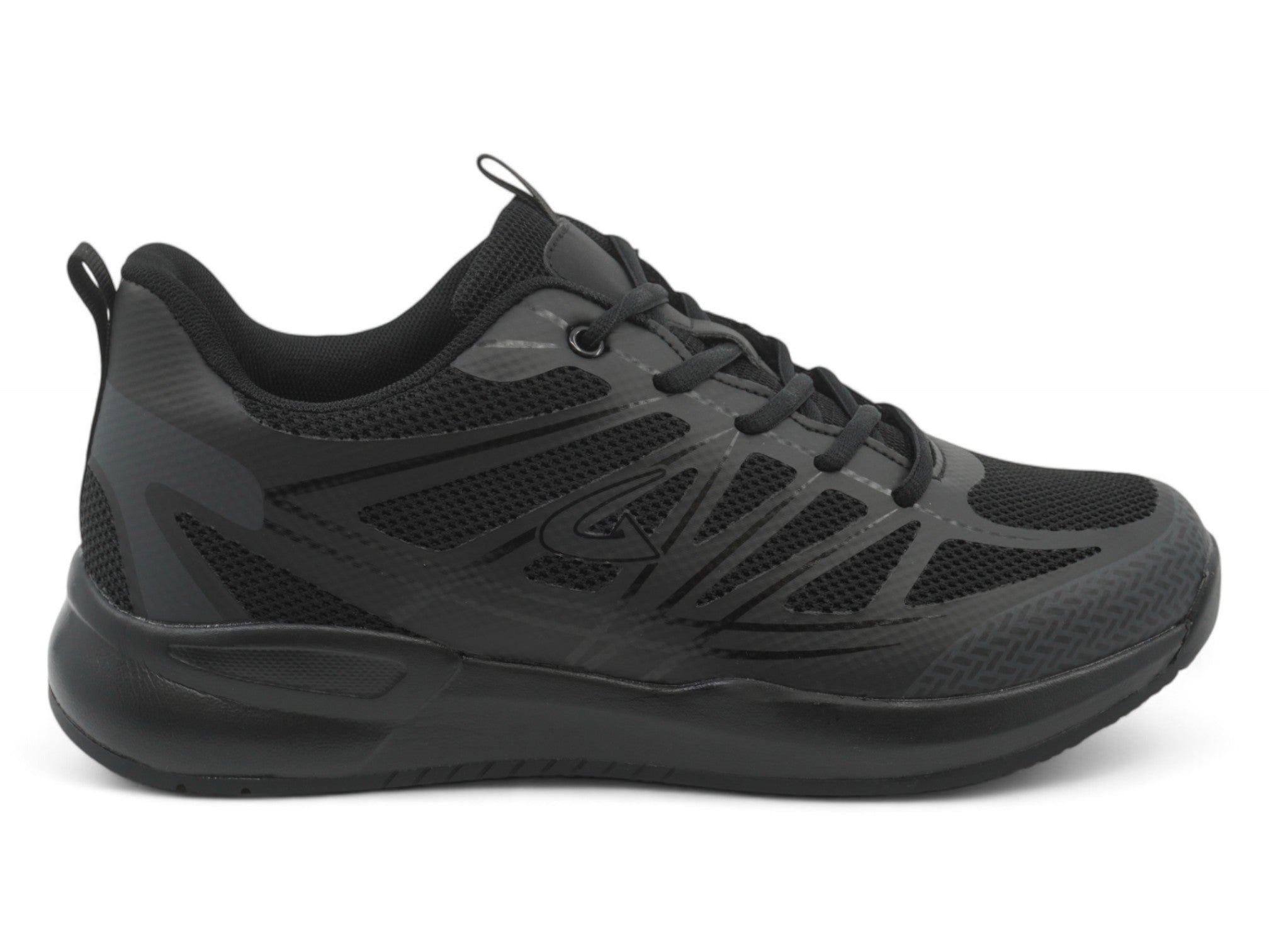 Men's Black Non Slip Athletic Sneaker