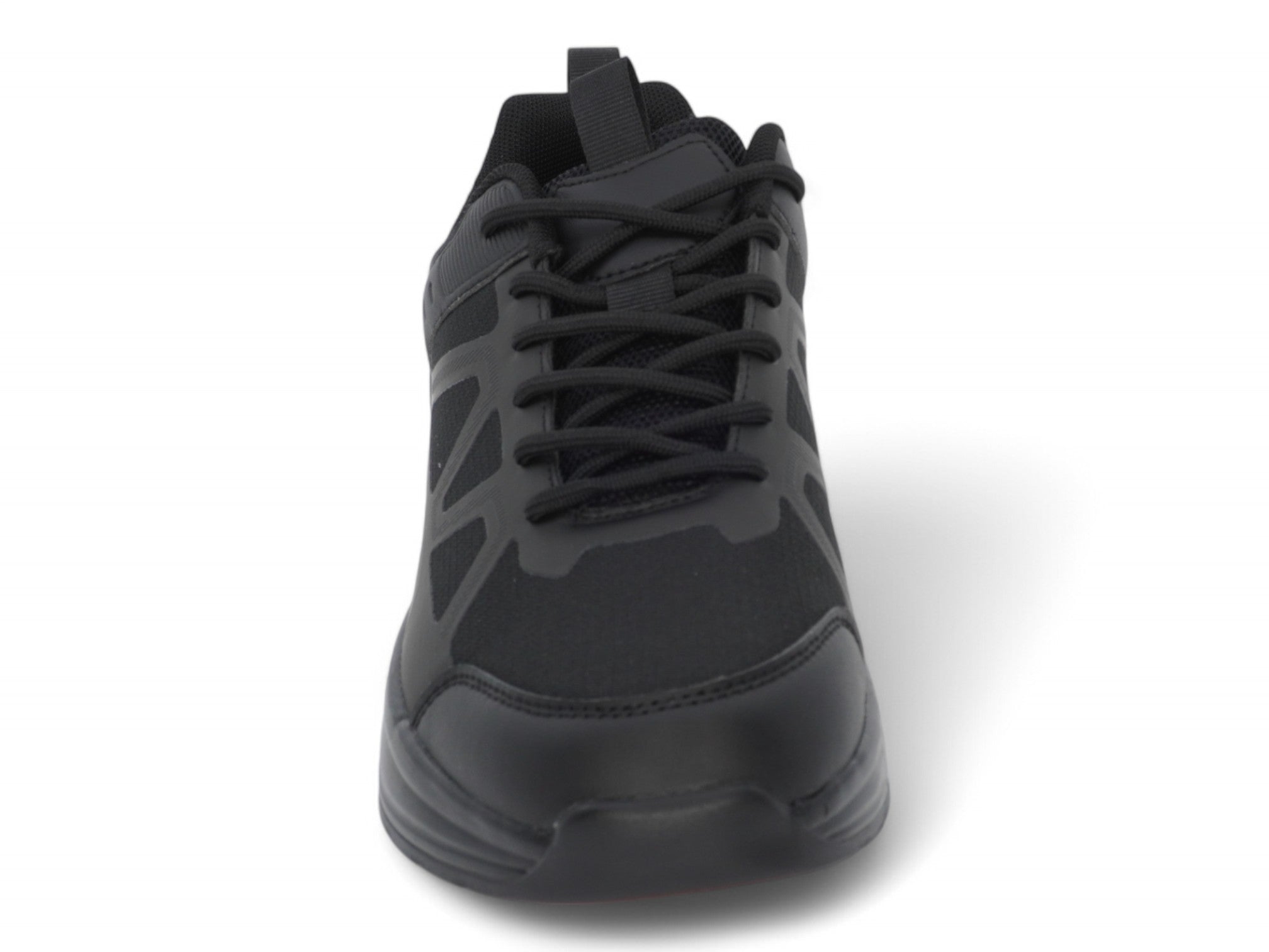 Men's Black Geometric Non Slip Sneaker