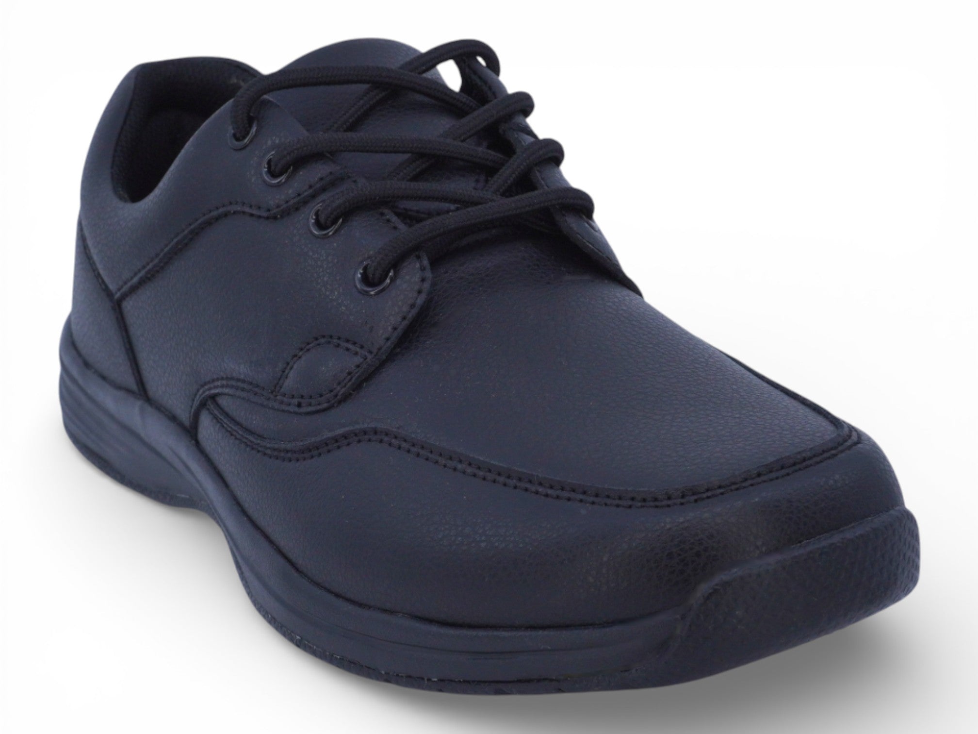 Men's Black Wide Width Bubble Non-Slip Sneaker