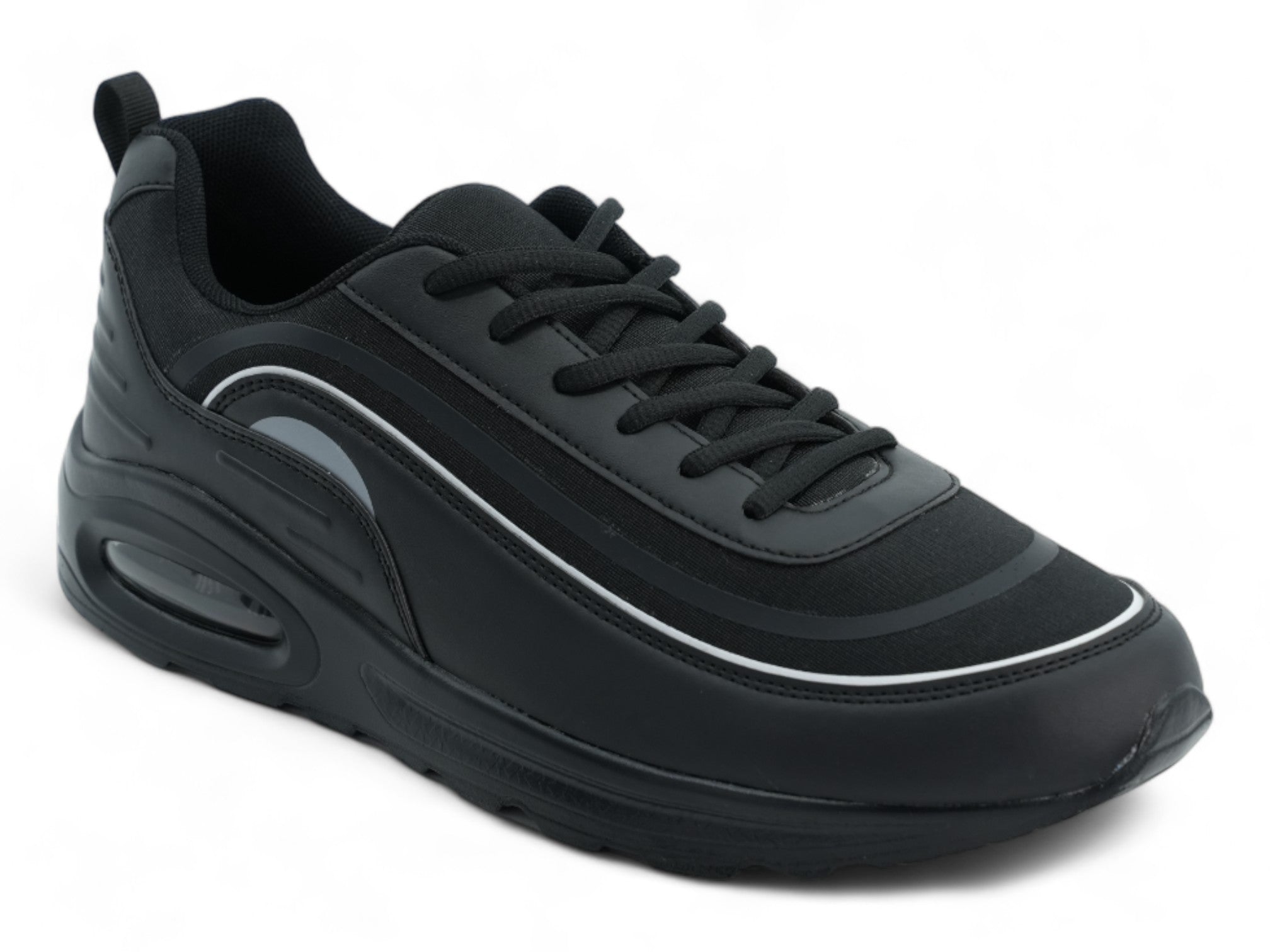 Men's Black & Gray Bubble Sneaker