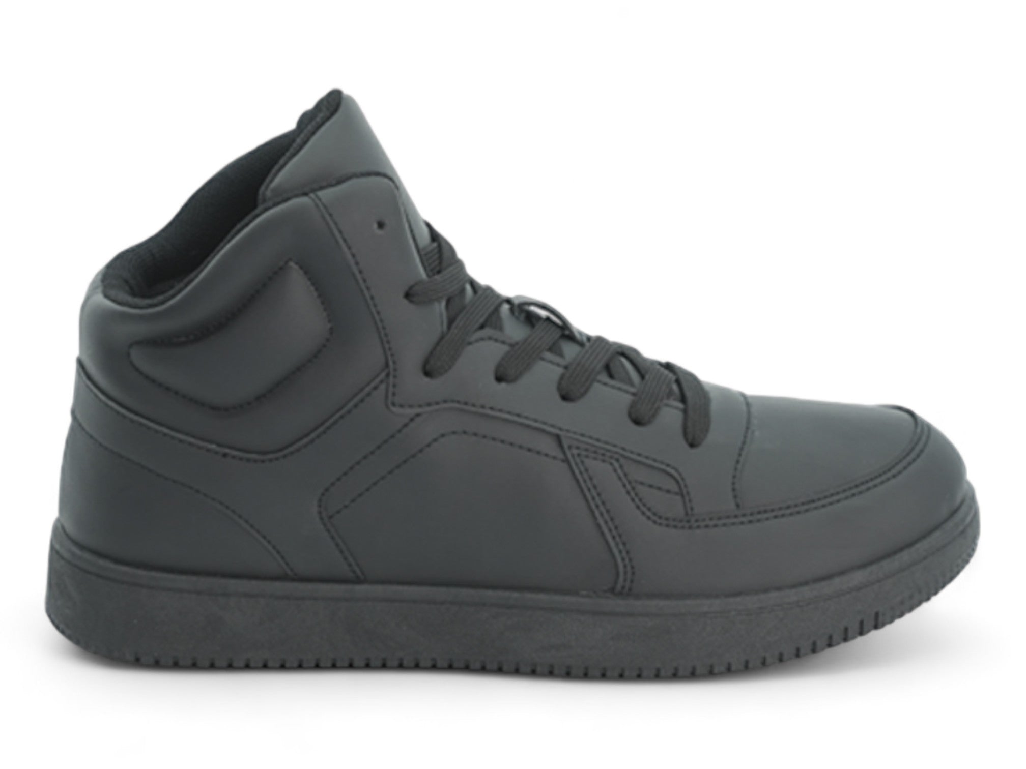 Men's Triple Black High Top Sneaker