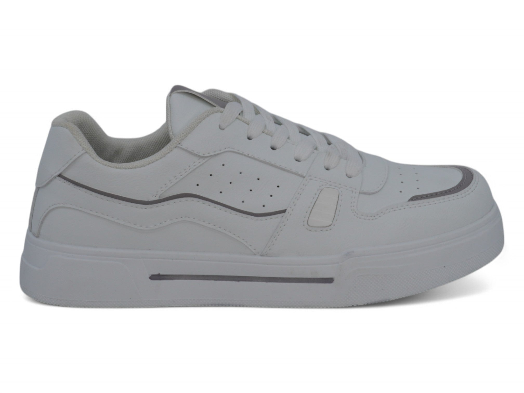 Men's White & Gray Coutside Sneaker