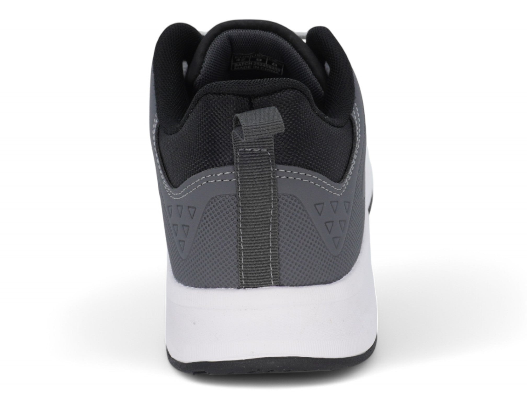 Men's Gray & White Lace Up Sneaker