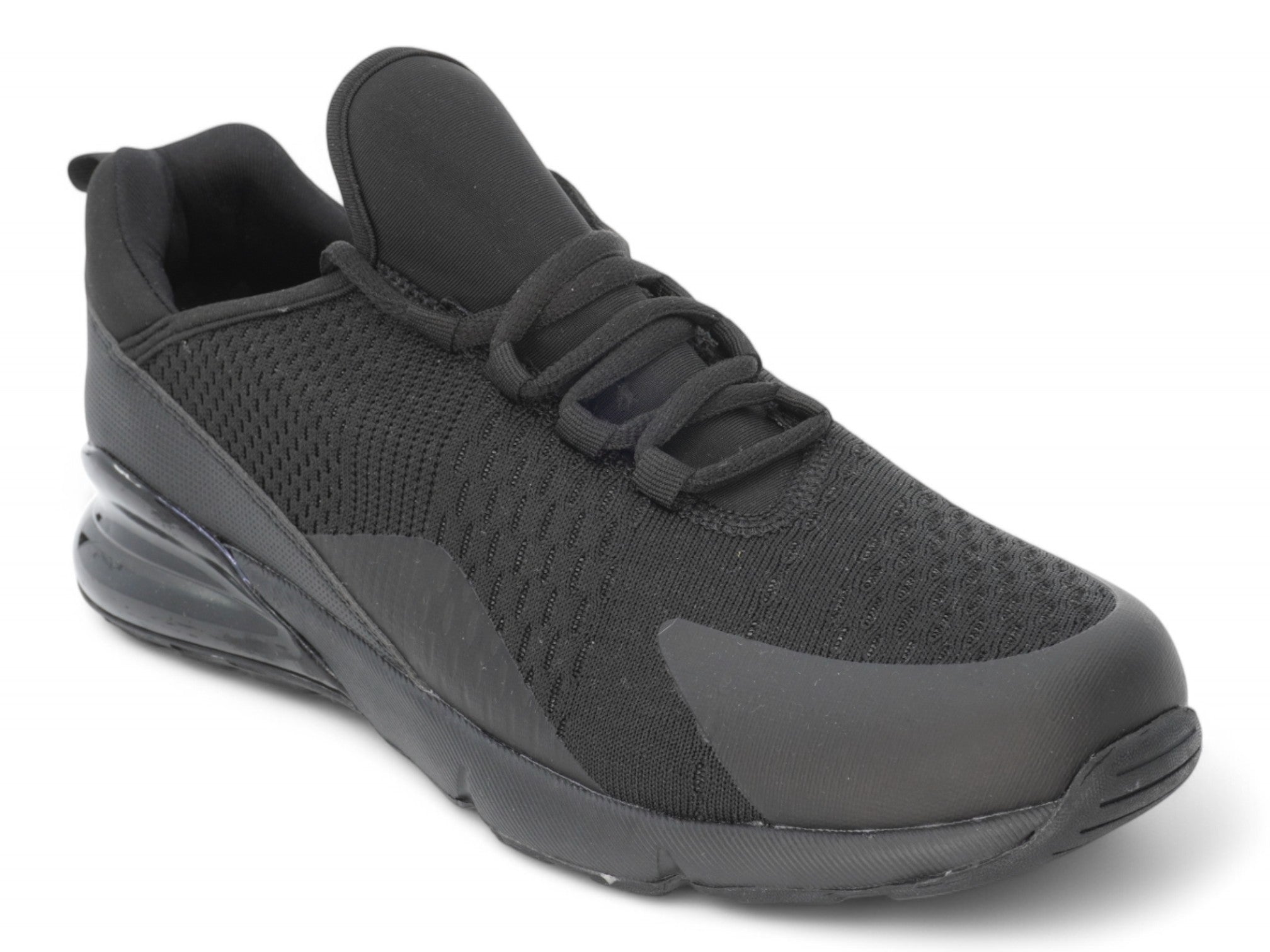 Men's Black Athletic Slip-On Sneaker