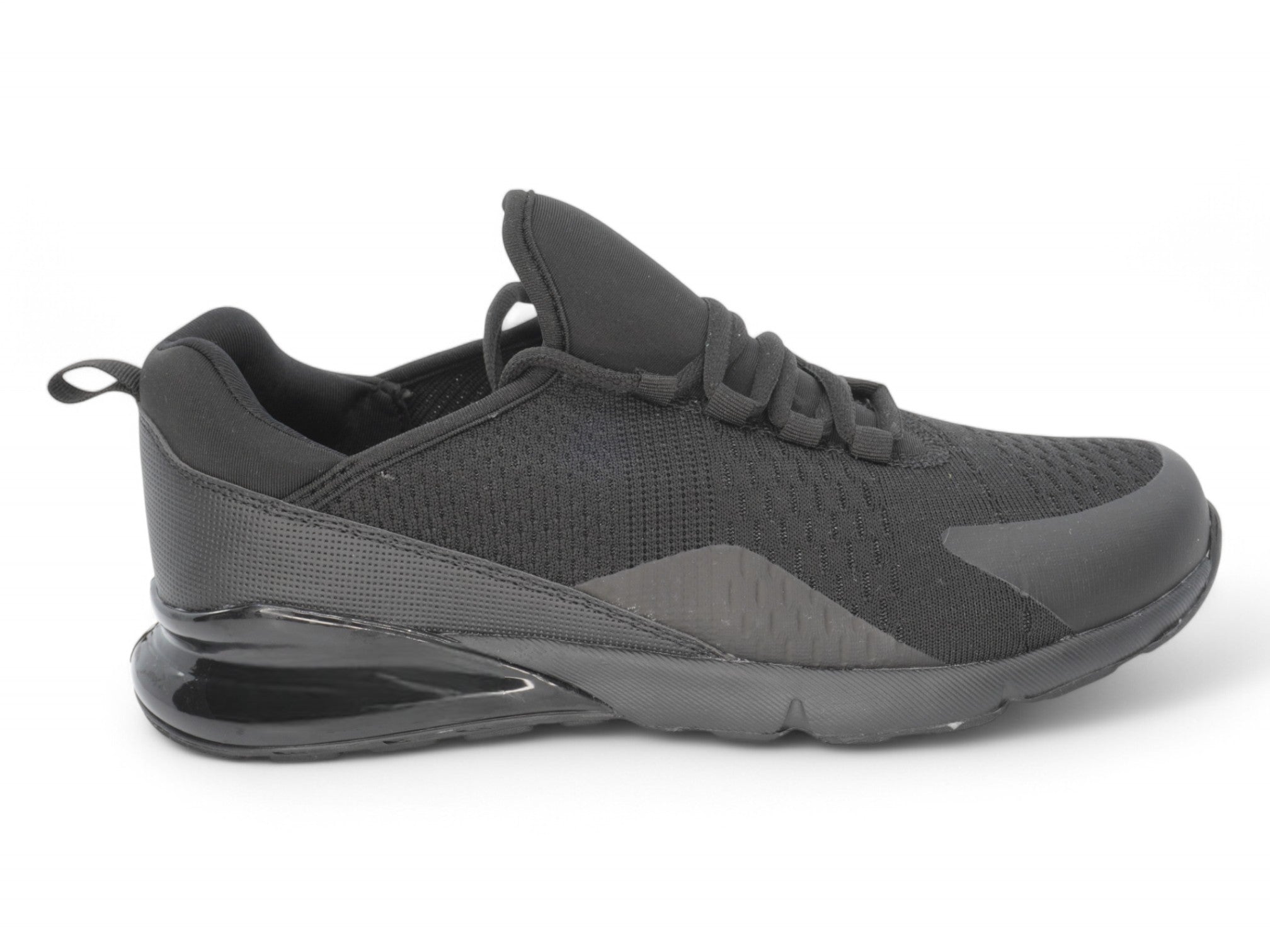 Men's Black Athletic Slip-On Sneaker