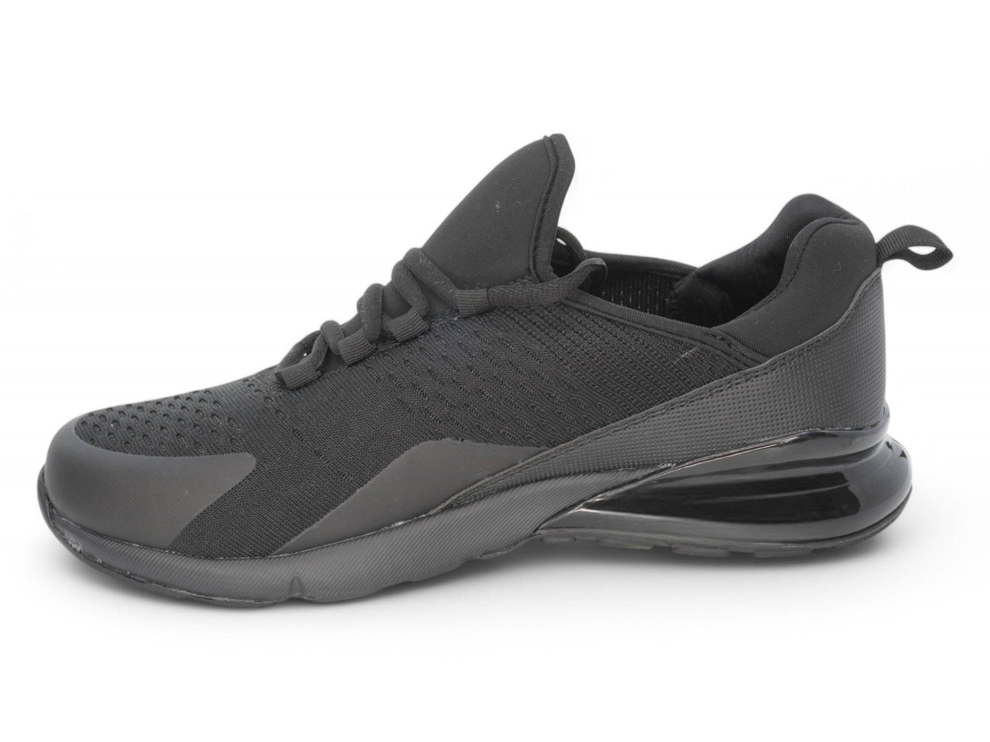 Men's Black Athletic Slip-On Sneaker