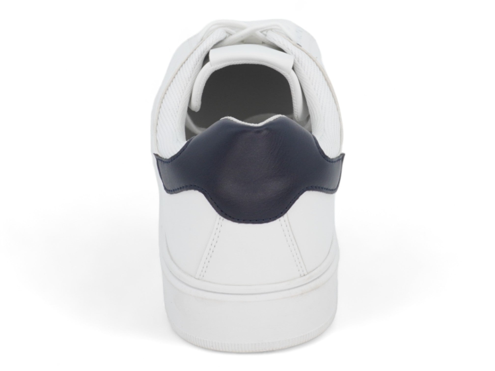 Men's White Low Court Sneaker
